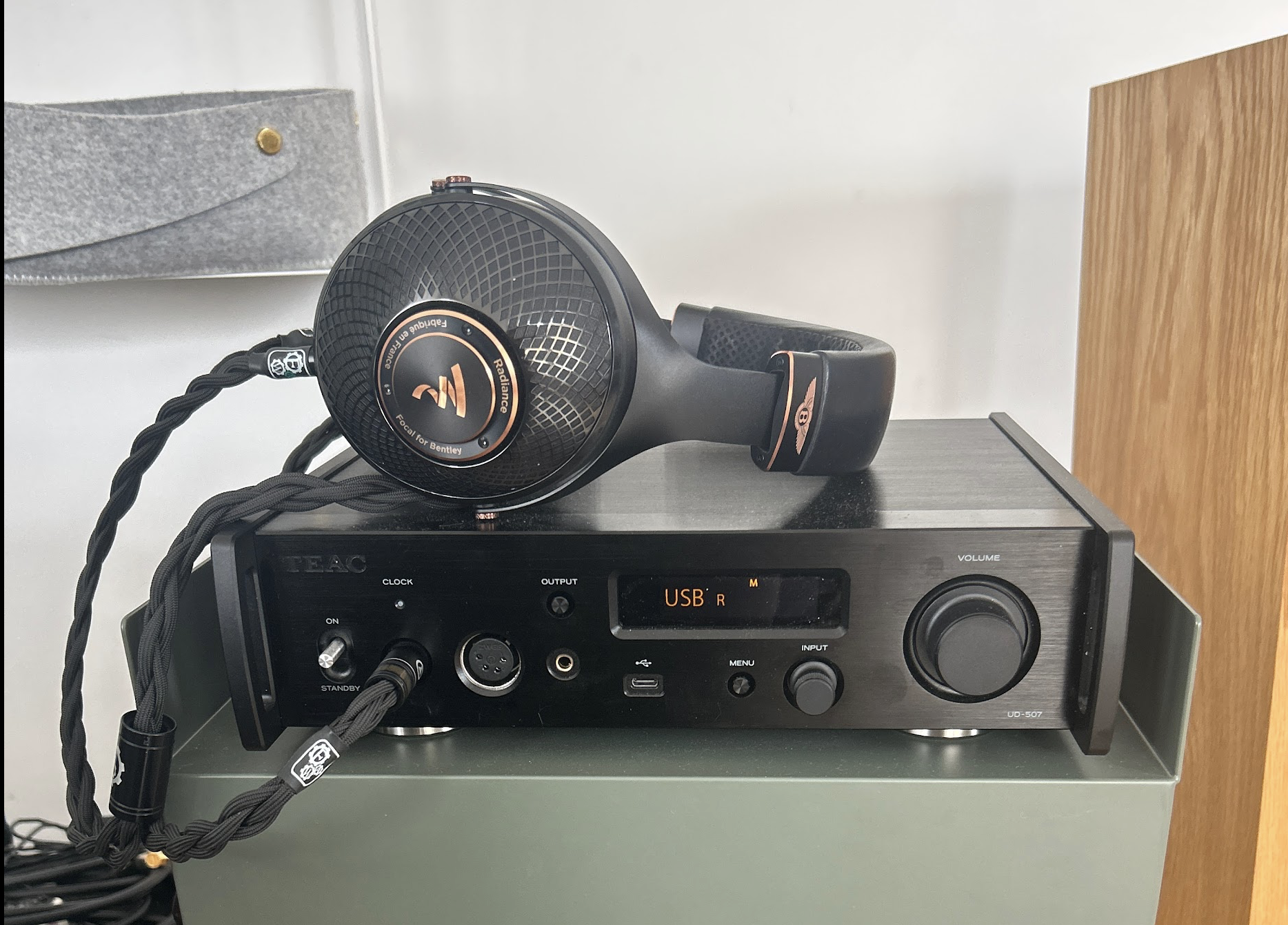 Casque Hi-Fi Focal Radiance édition Spéciale Japon – Dos Fermé Bentley, Noir, état Impeccable