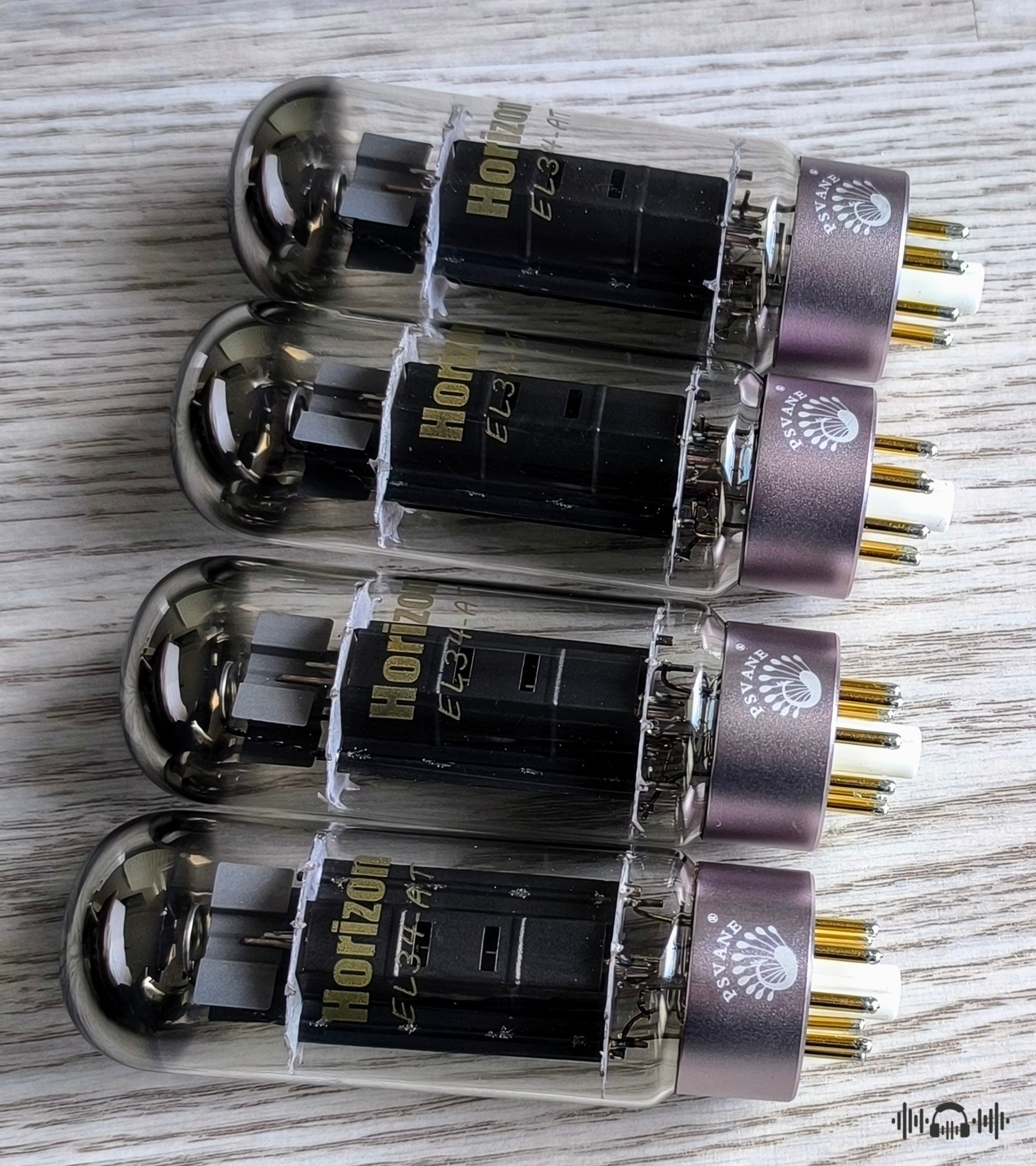 Nuovo JJ Tesla 6CA7 Bottiglia Di Grasso EL34 PIASTRA CORRENTE Coppia - Foto 5