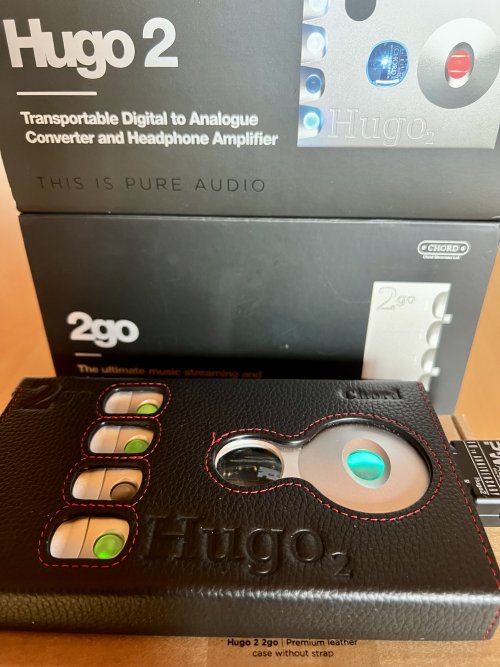 Closed: Chord Hugo2/2Go, pw audio 4.4 and leather case | Headphone ...