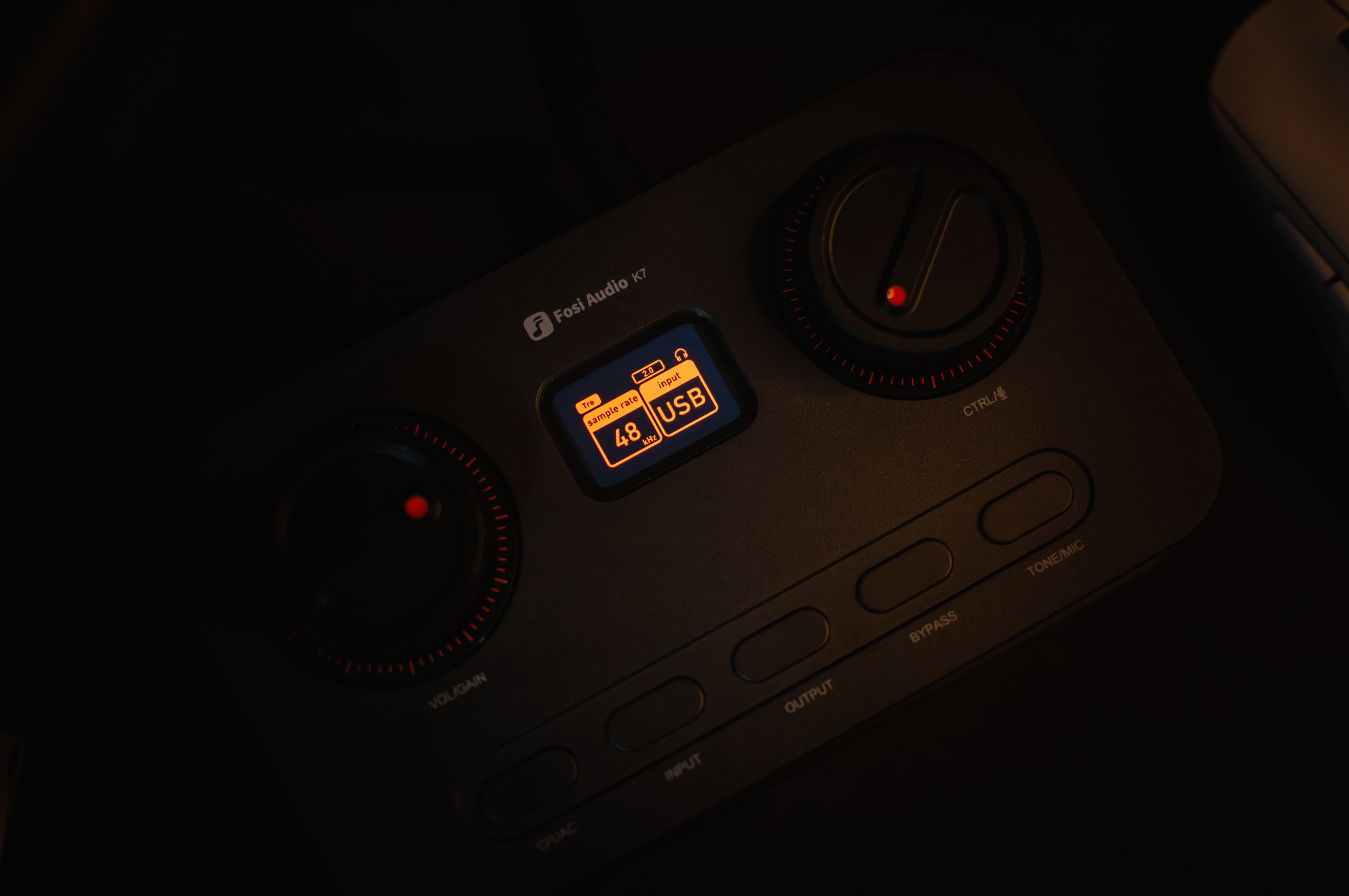 Fosi Audio K7 DAC オーディオインターフェイス Fosi Audio K7 Gaming DAC Headphone Amp