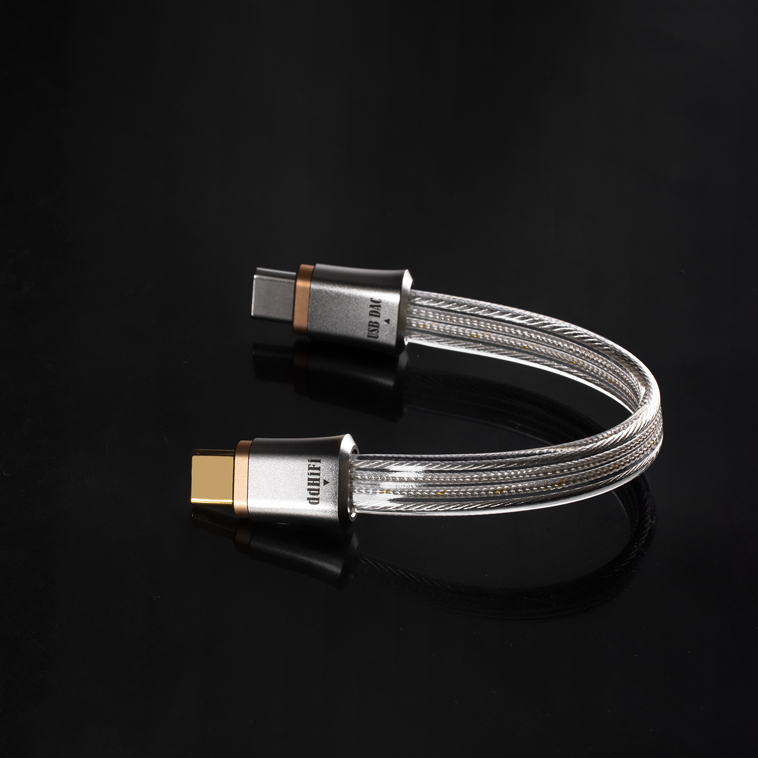 ddHiFi TC19CC （Comet） OTG ケーブル 新品未開封 ddHiFi TC19CC (Comet) Flagship Pure Silver USB-C to USB-C