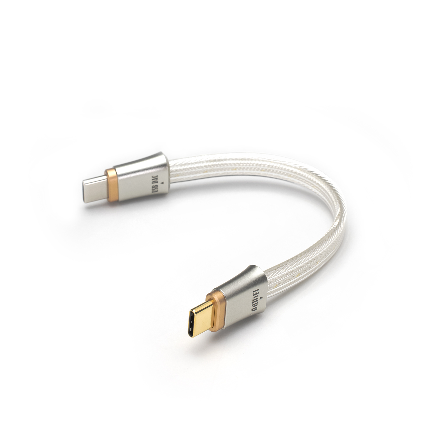 ddHiFi TC19CC (Comet) Flagship Pure Silver USB-C to USB-C OTG