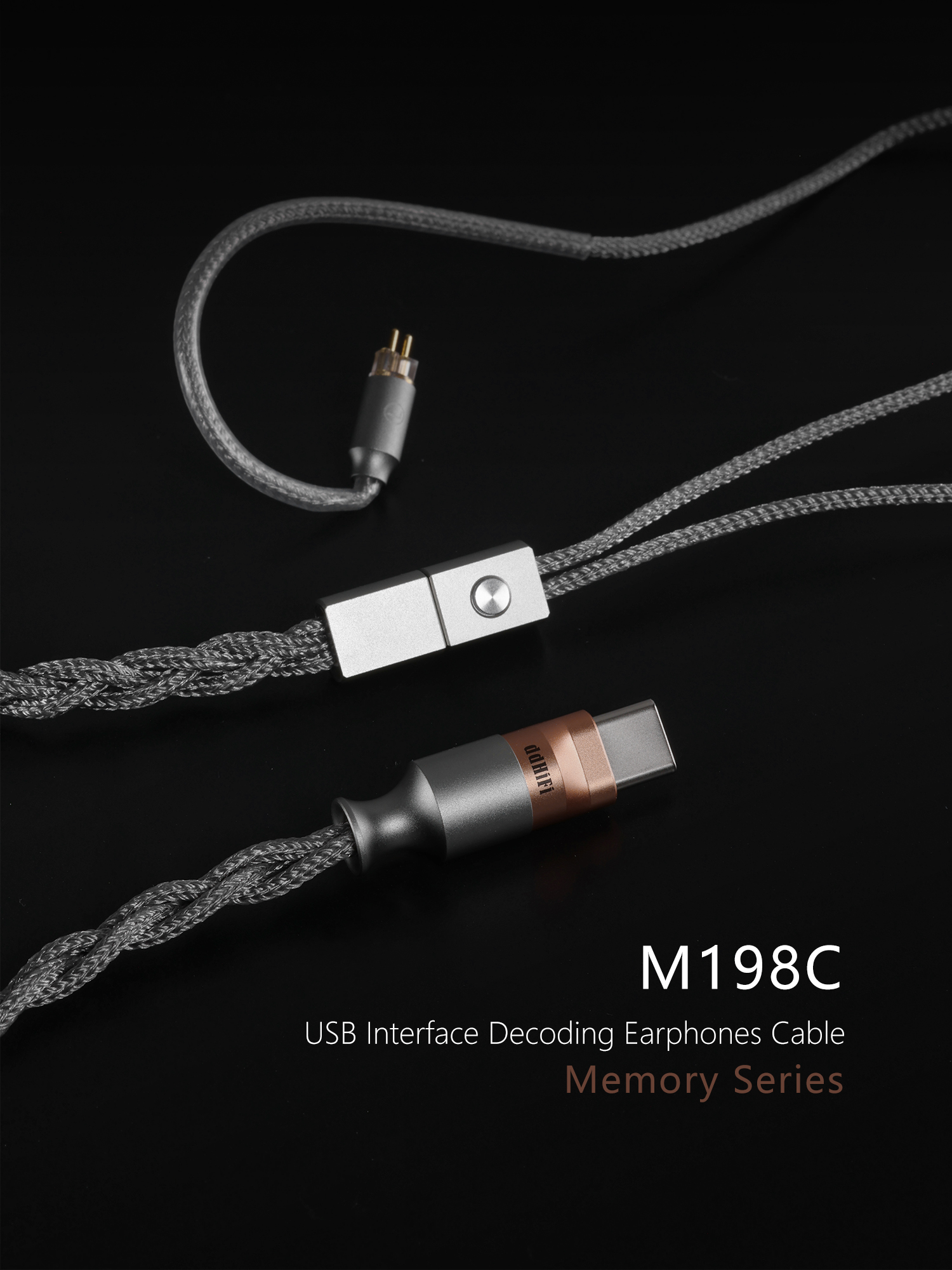 ddHiFi M198C USB Interface Decoding Earphones Cable with MMCX and