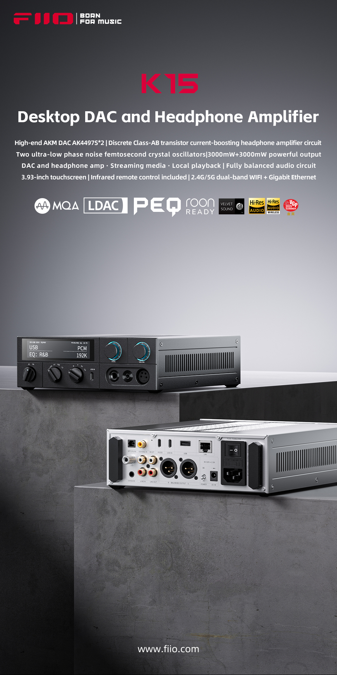 Desktop DAC and Headphone Amp · Streaming Media · Local Playback All in ...
