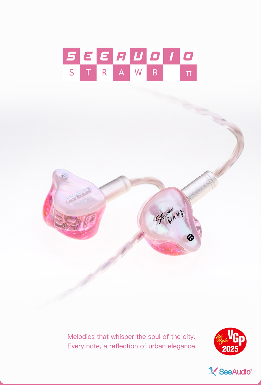 SeeAudio Strawberry π SeeAudio Strawberry π 6BA Drivers In-Ear Earphone — HiFiGo
