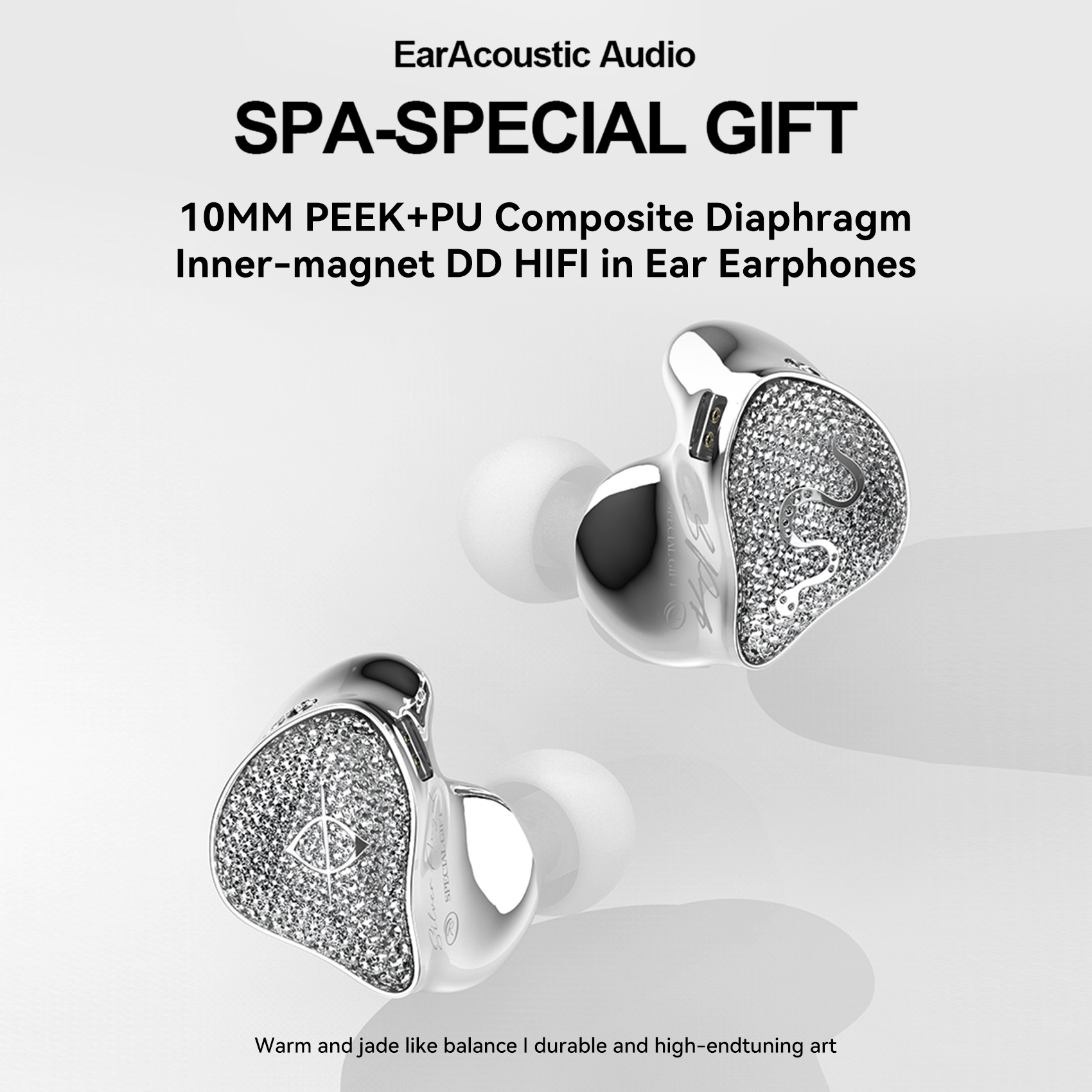 EarAcoustic Audio SPA-SPECIAL GIFT 10MM PEEK+PU Composite