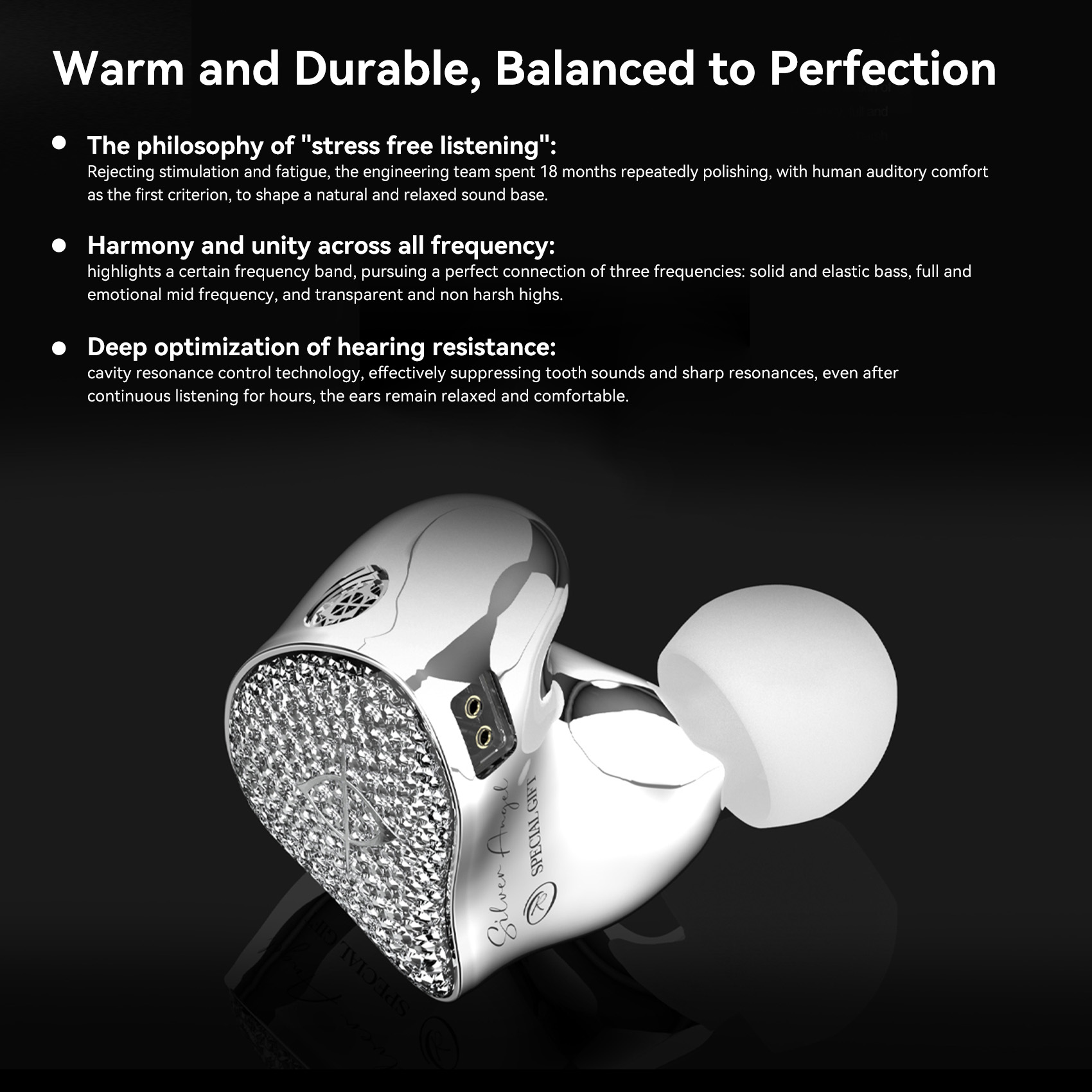 EarAcoustic Audio SPA-SPECIAL GIFT 10MM PEEK+PU Composite