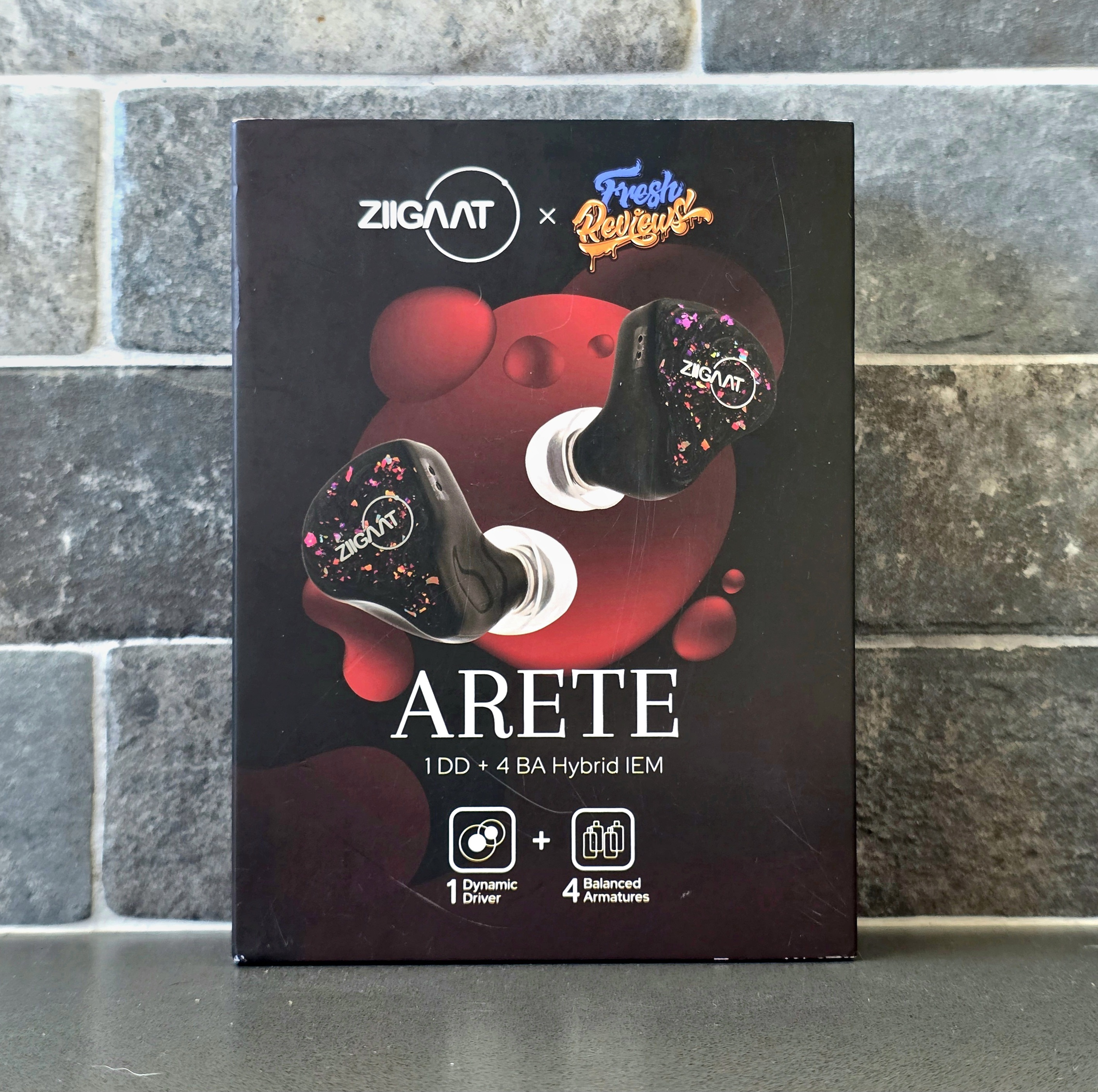 ZiiGaat x Fresh Reviews Arete 4.4mm付き ZiiGaat x Fresh Reviews Arete