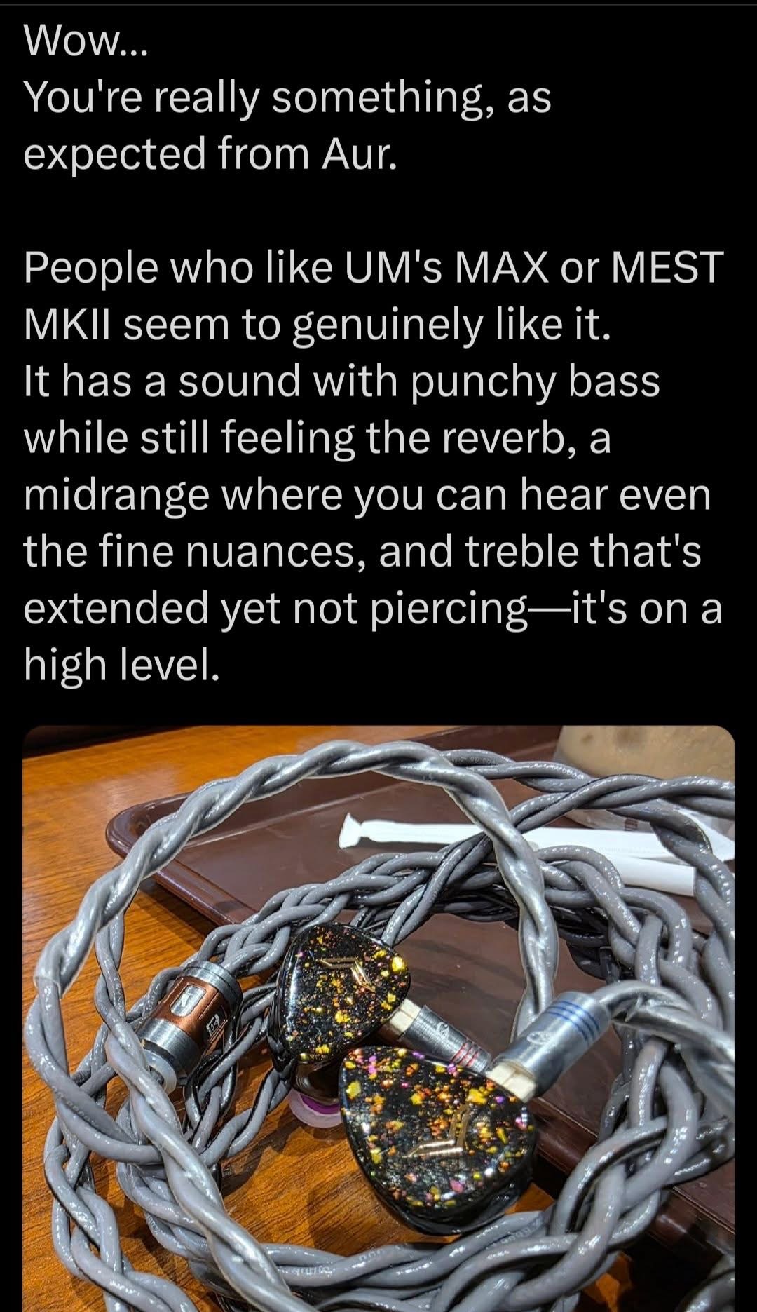 AÜR AUDIO IEMs | Page 297 | Headphone Reviews and Discussion