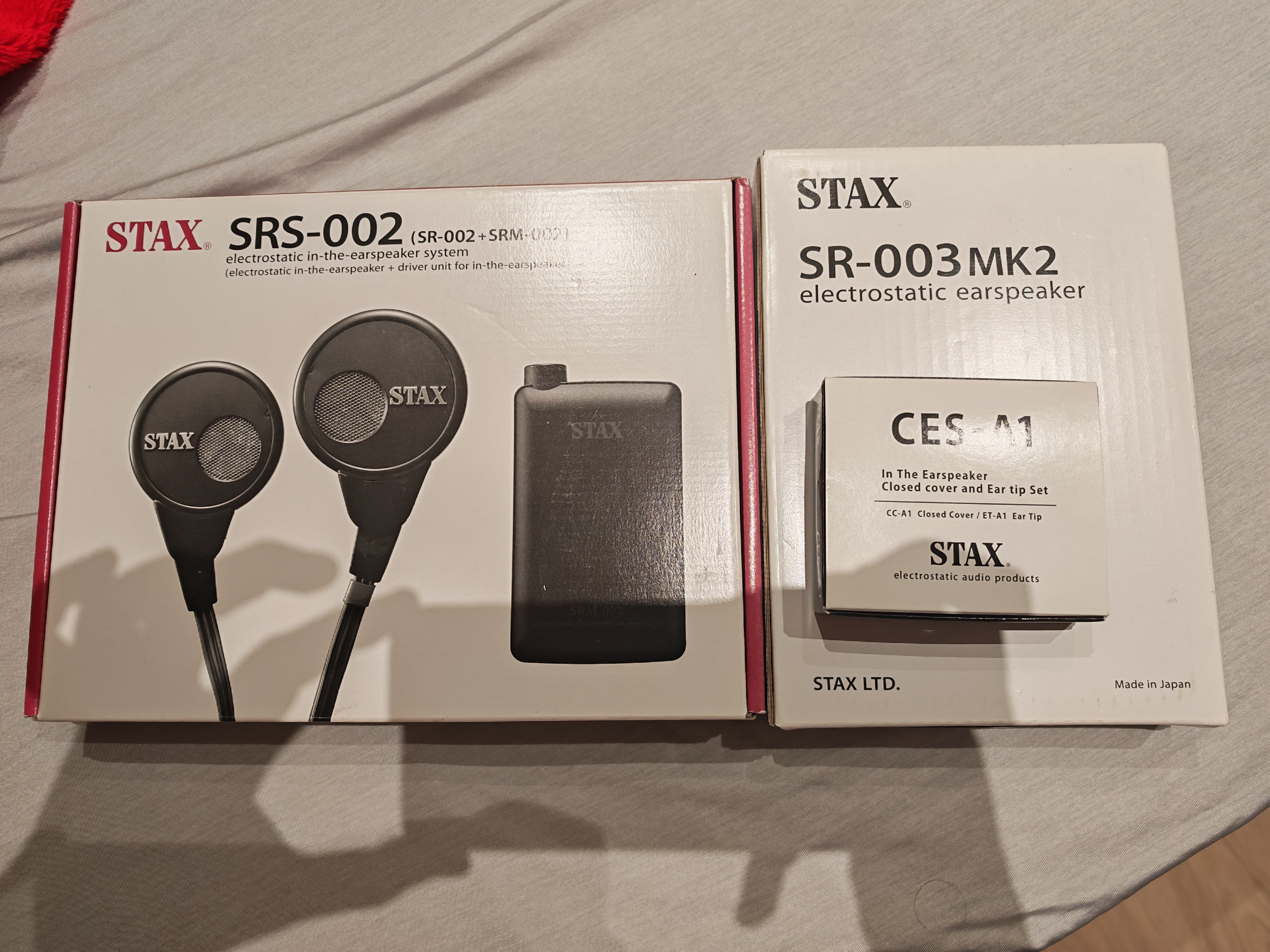 Stax: SR 002 + Srm 002 and Srm 003 mk2 + Srm 003 impression and