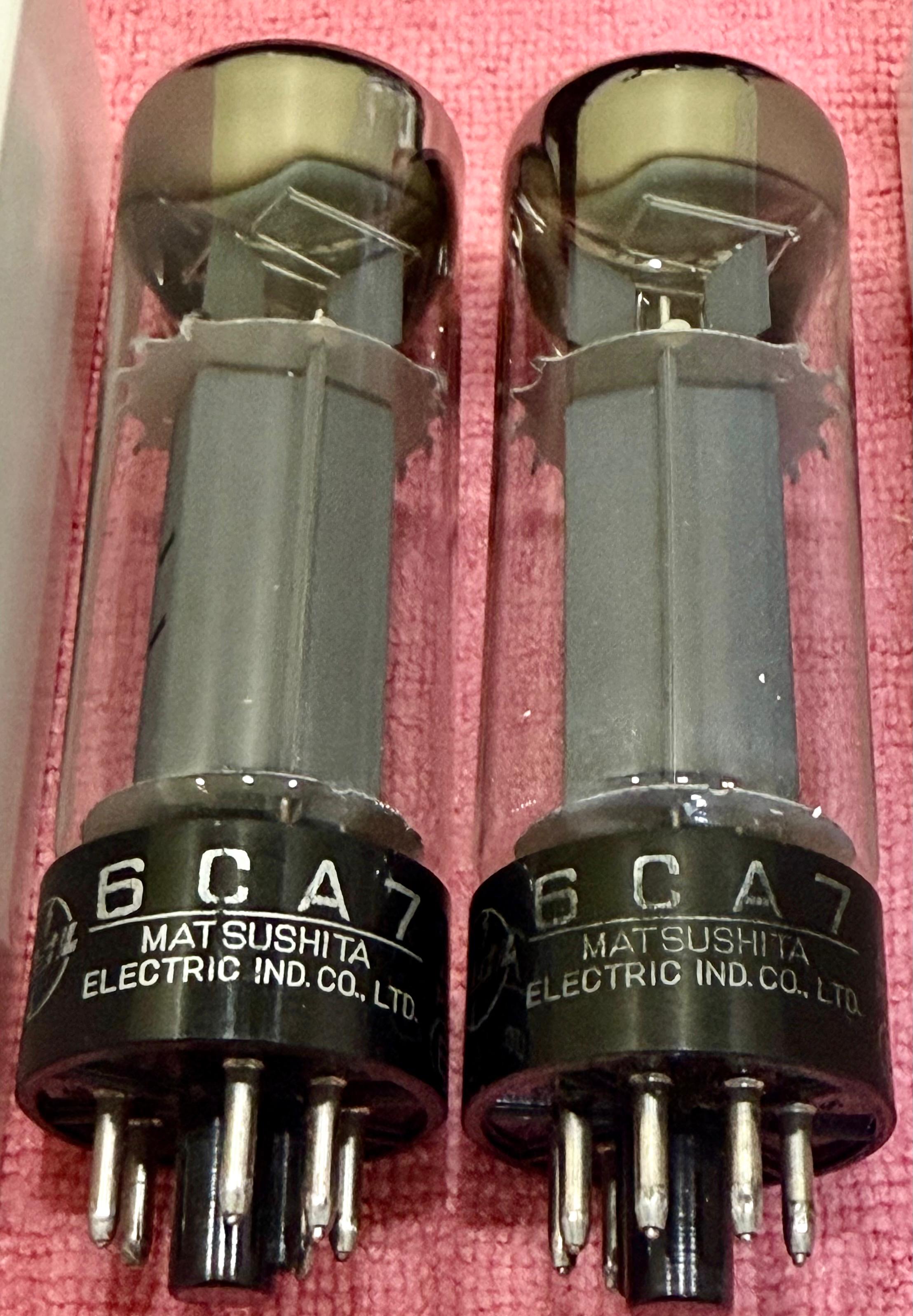 松下 ナショナル 6CA7 EL34 同一ロット 4本 MATSUSHITA 松下