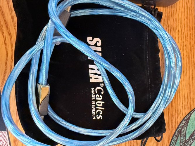 SUPRA Classic 4.0 スピーカーケーブル 約3.8m 2本セット SUPRA Used