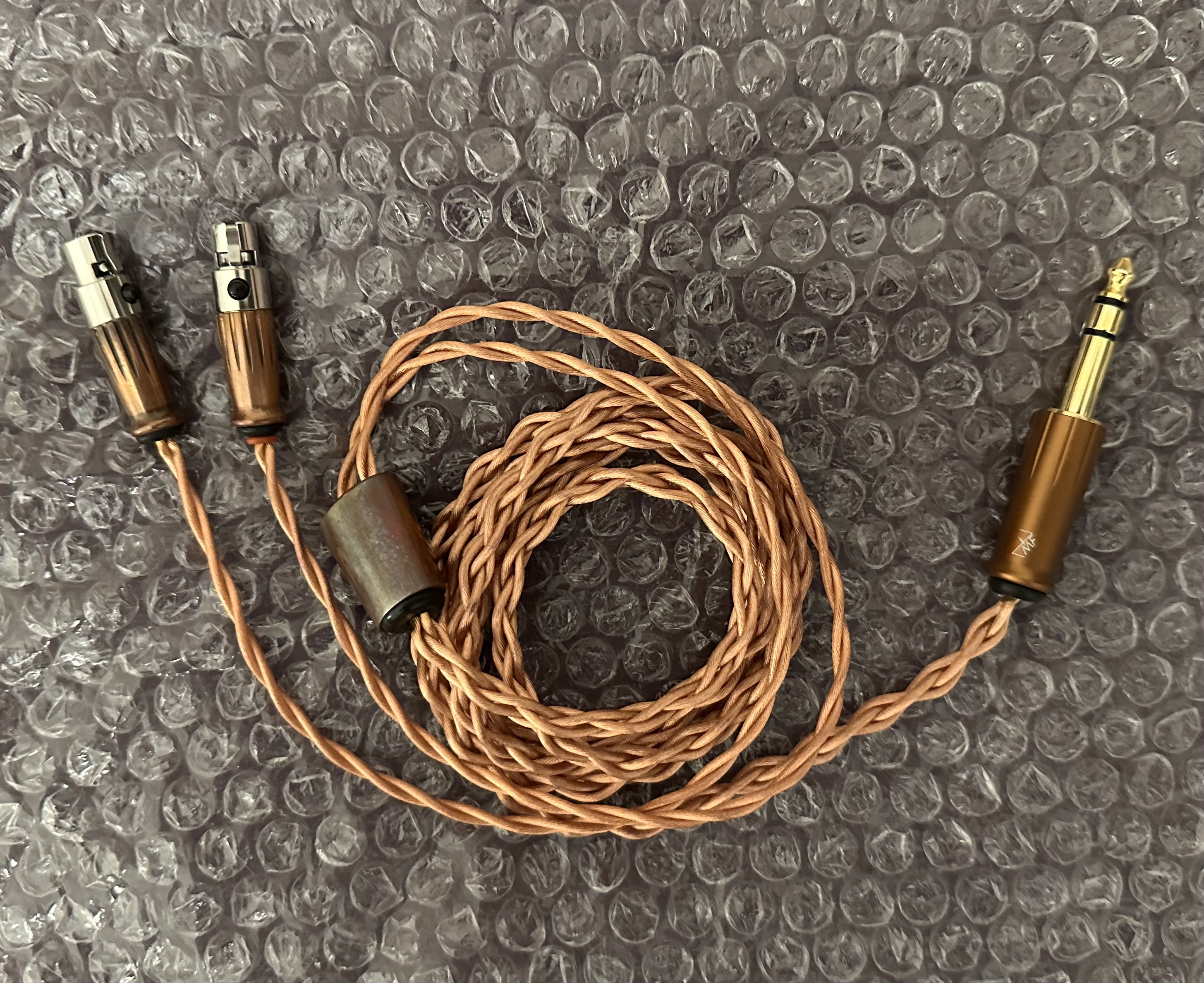 Sold: ZMF 2K Copper Cable (6ft, 6.35mm, Aged Brass Hardware