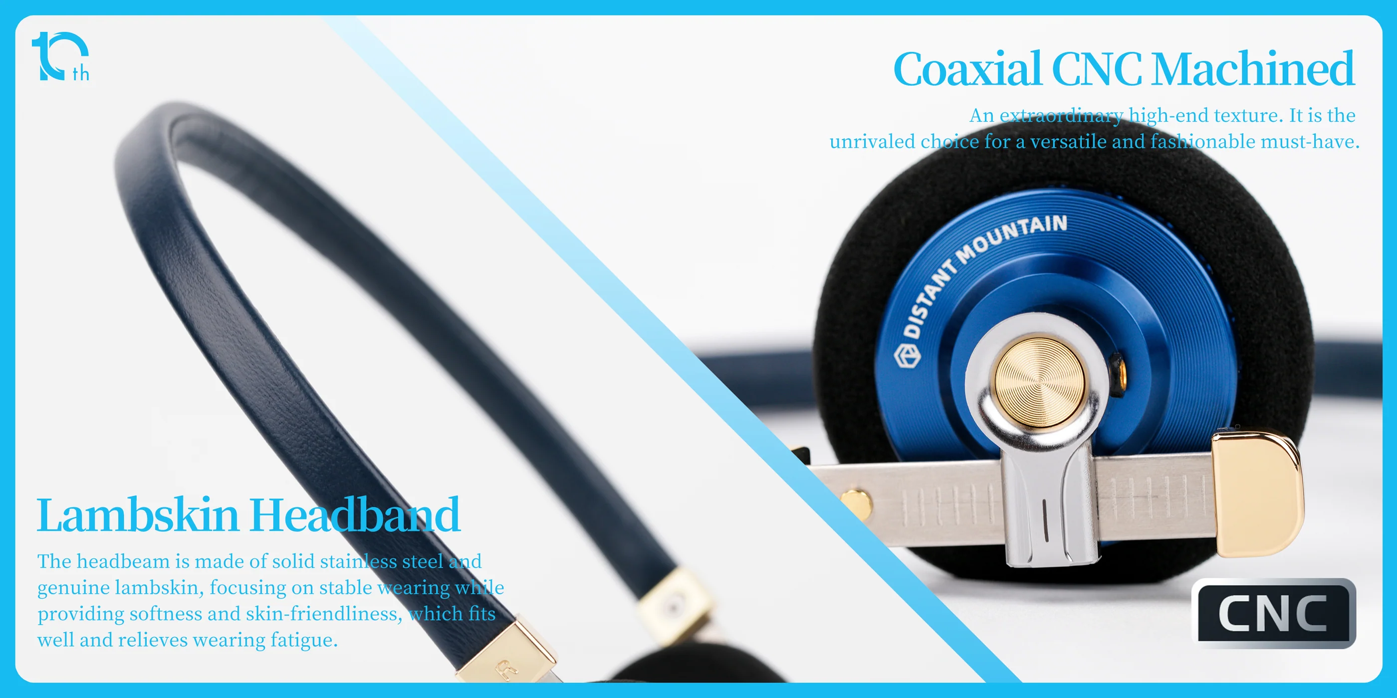 ヘッドホン ROSESELSA Harukana Yama Distant Mountain ROSESELSA Distant Mountain 40mm Diaphragm Driver Headphone