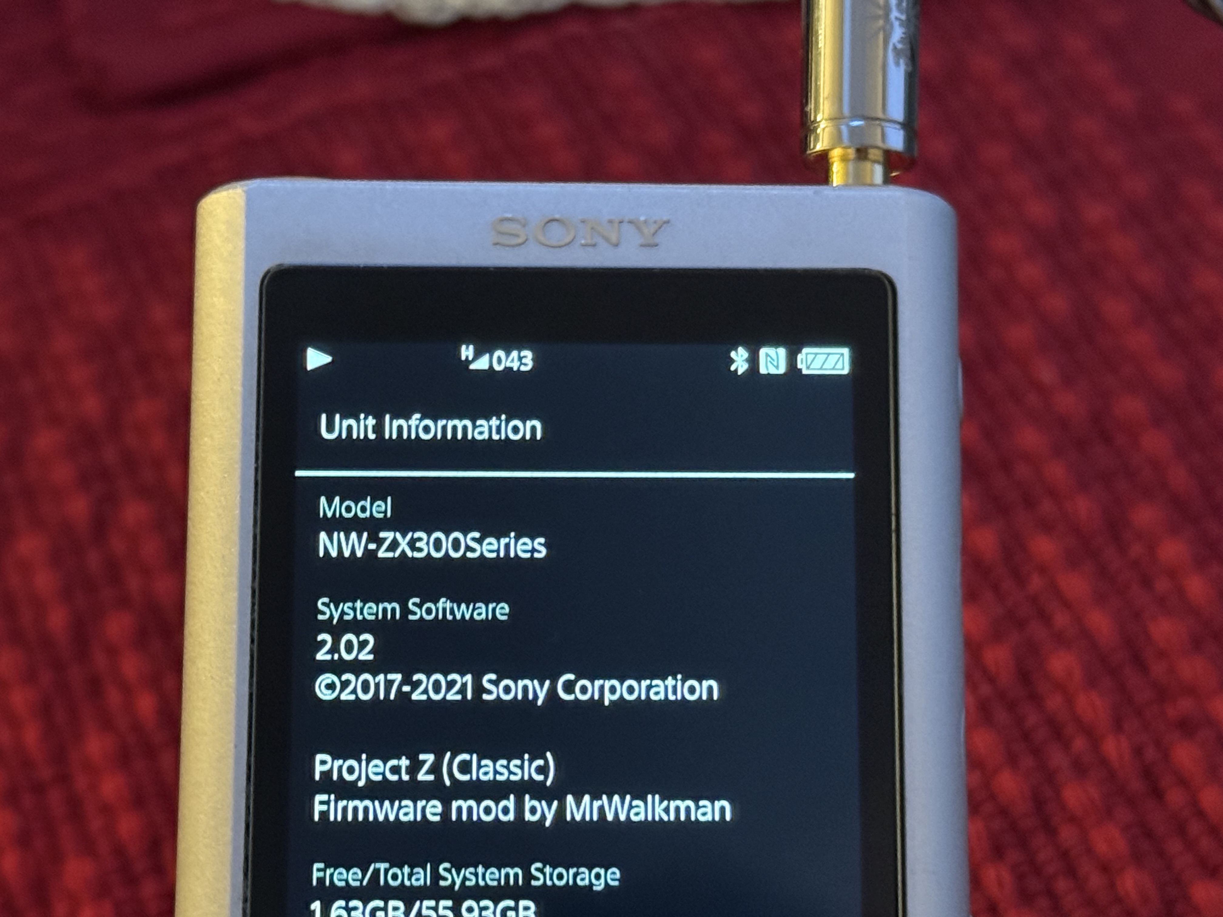 SONY NW-ZX300Series デジタルオーディオプレーヤー SONY NW-ZX300 デジタルオーディオプレーヤー64GB