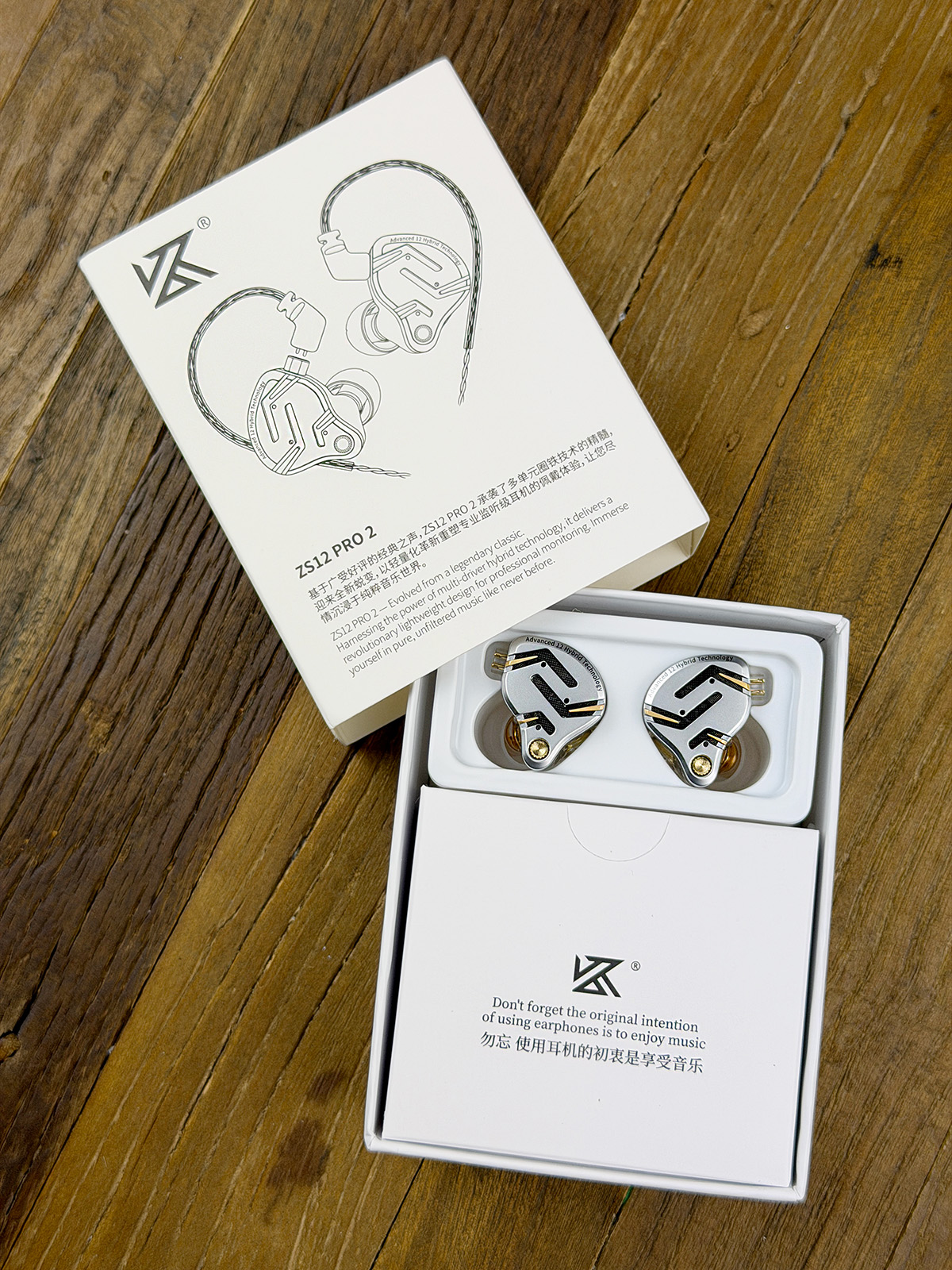 KZ ZS12 PRO 2】Flagship-grade Super-Linear 1DD+5BA Hybrid IEM, 3.5