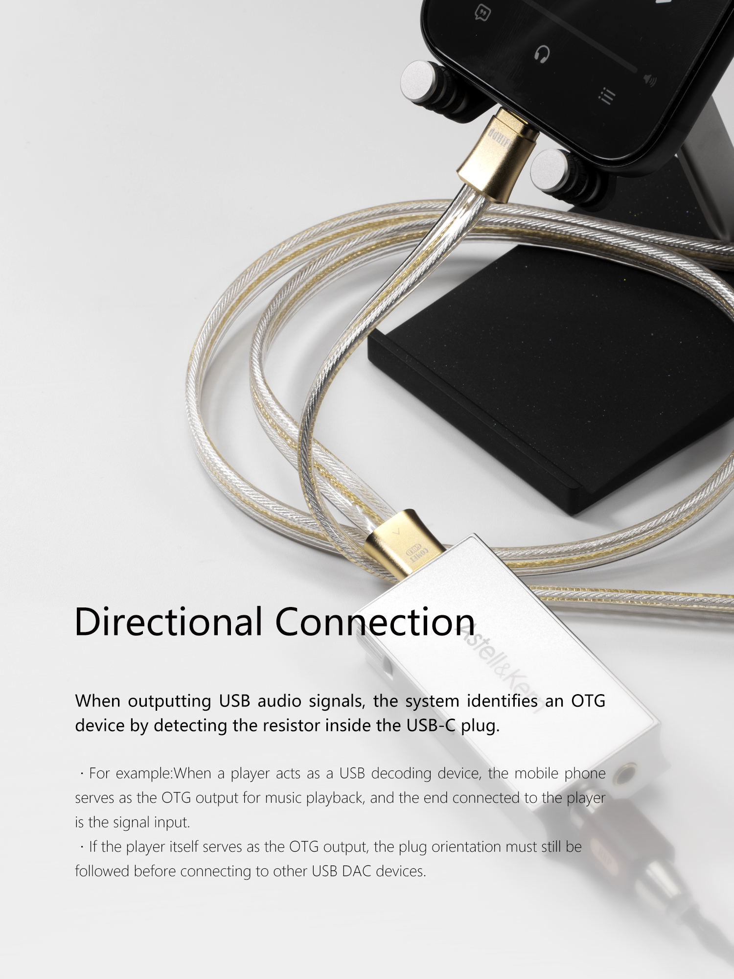 ddHiFi TC19CC Gold (Comet Gold) Pure Silver Digital Signal Cable