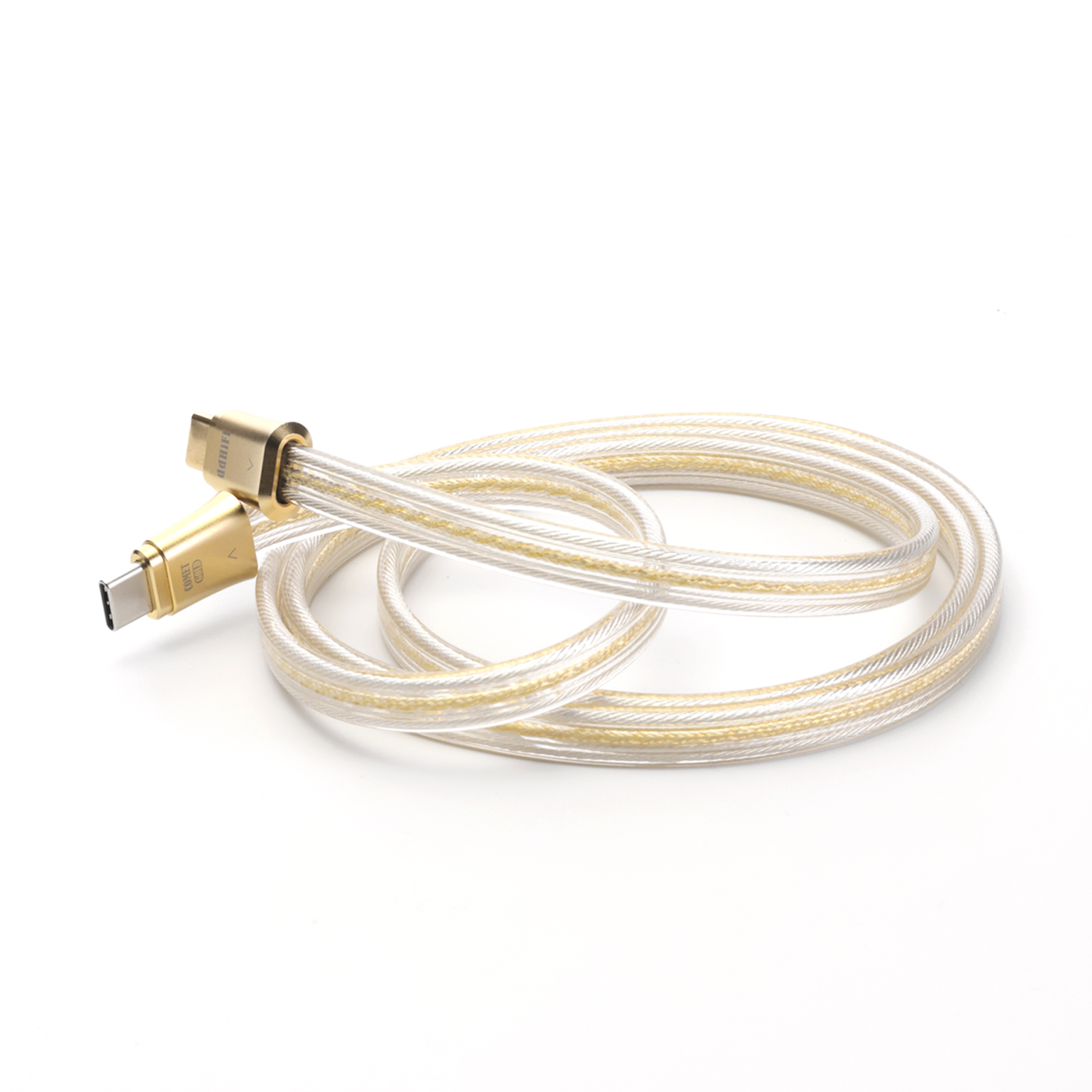 ddHiFi TC19CC Gold (Comet Gold) Pure Silver Digital Signal Cable