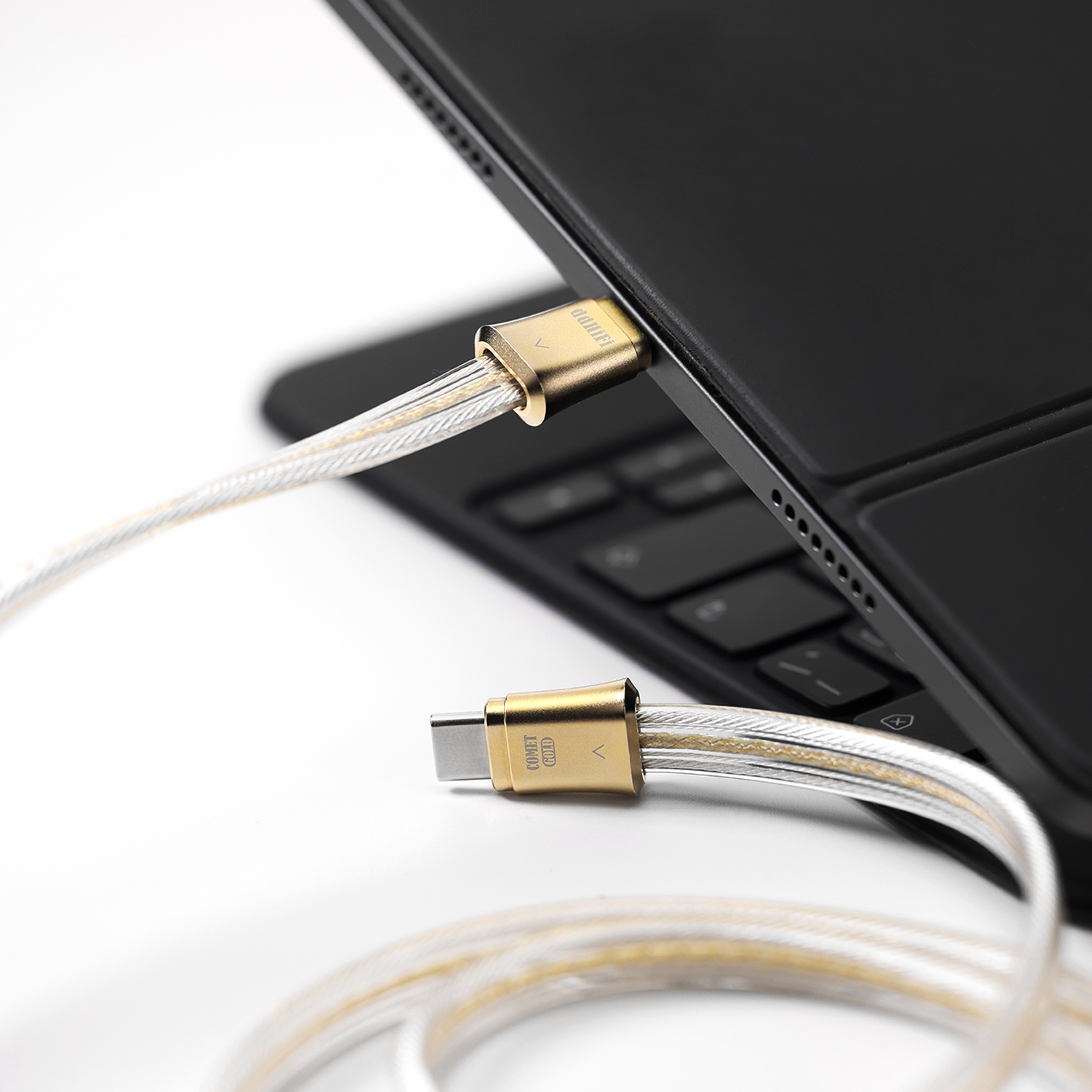 ddHiFi TC19CC Gold (Comet Gold) Pure Silver Digital Signal Cable