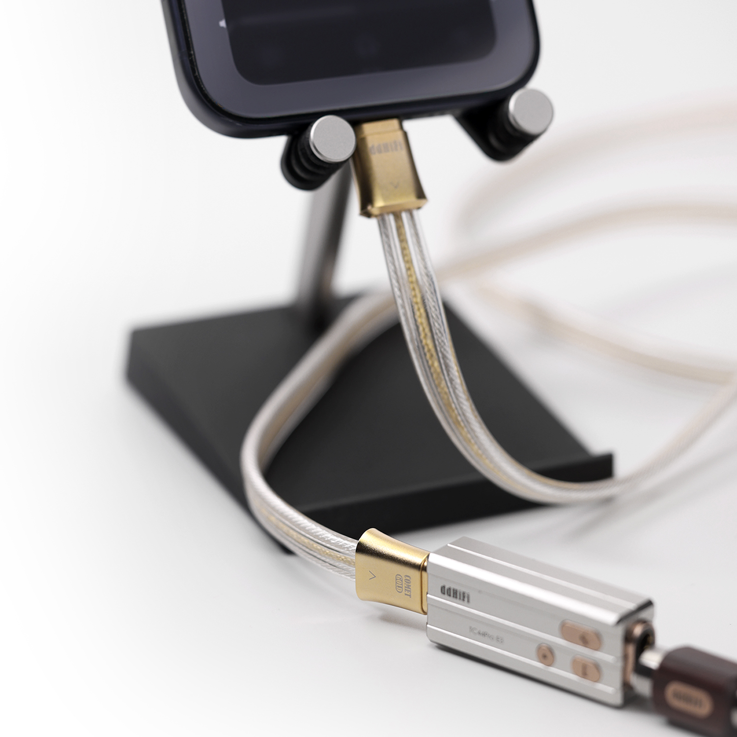 ddHiFi TC19CC Gold (Comet Gold) Pure Silver Digital Signal Cable