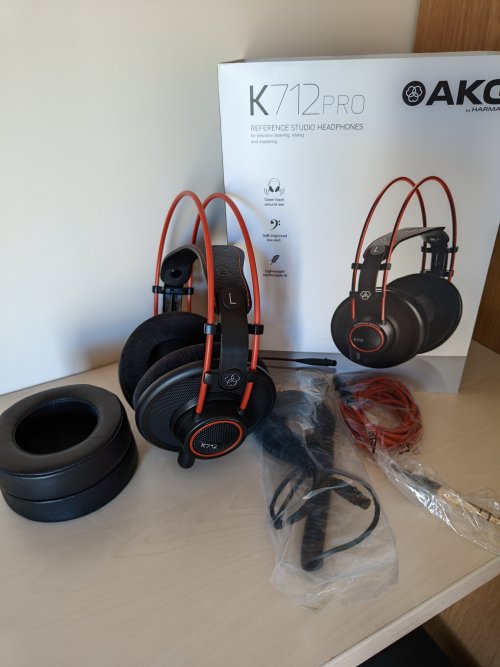 AKG K712 有線ヘッドホン ジャンク AKG K712 K 712 Pro Reference Open Back Studio Headphones Orange