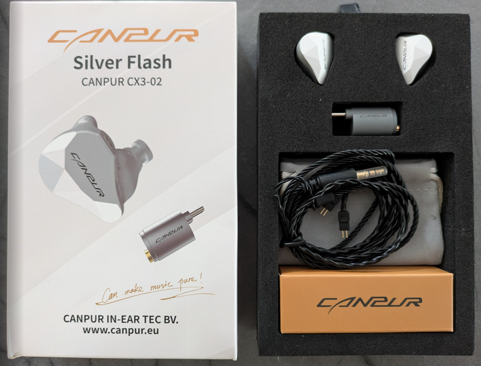 CANPUR Silver Flash CX3-02 有線イヤホン 本体 Canpur Silver Flash CX3-02 | Headphone Reviews and Discussion