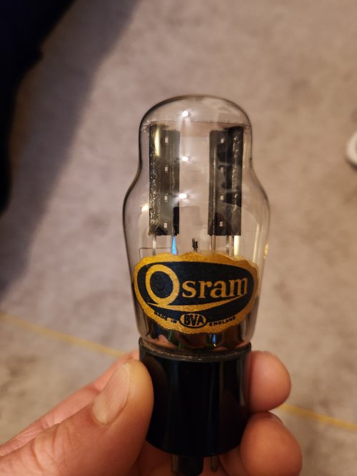 Sold: Tube - Osram U50 - Black Plate w/Cup Getter - Rectifier - NOS ...