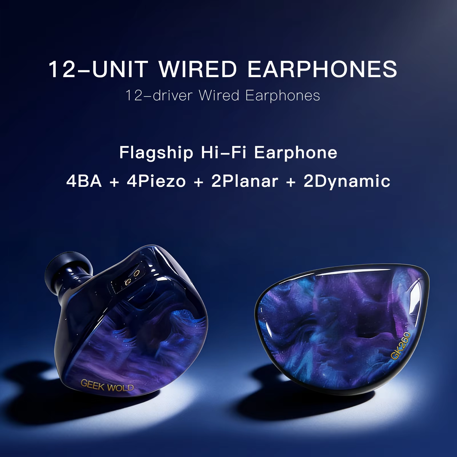 イヤホン GEEKWOLD GK260 GEEKWOLD GK260 Quadbrid Iem | Headphone Reviews and Discussion