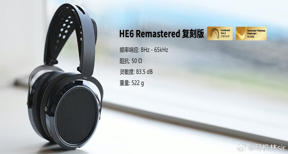 HifiMAN HE-6 Planar Magnetic Headphone | Page 479 | Headphone