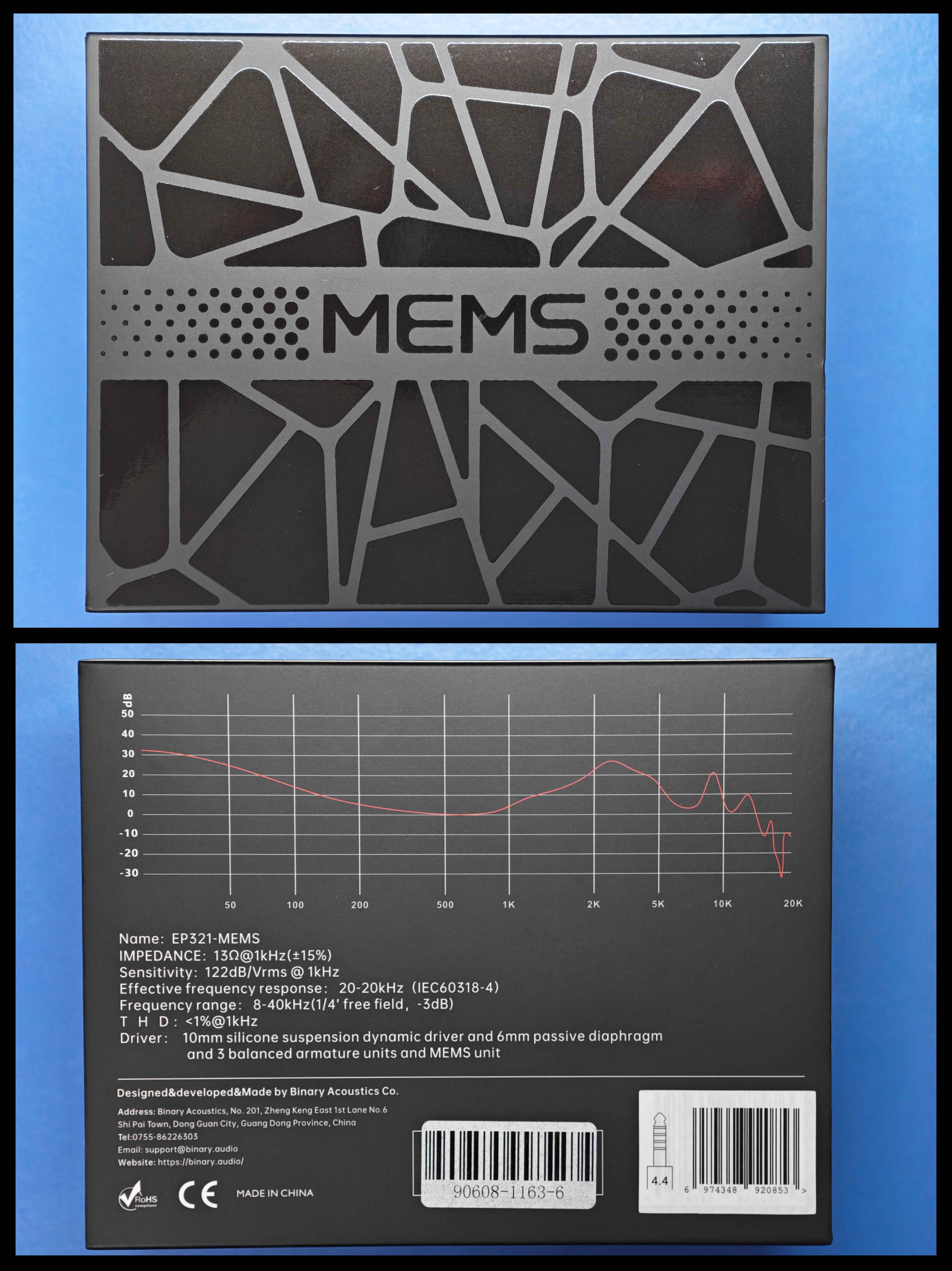 Binary EP321 MEMS | Headphone Reviews and Discussion - Head-Fi.org