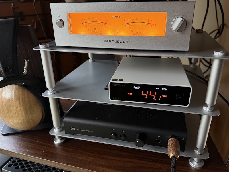 DAC USB Topping E50II Hi-Res Con AK4497S, DSD512, PEQ 10 Bande E Bluetooth LDAC Per Cuffie E Altoparlanti