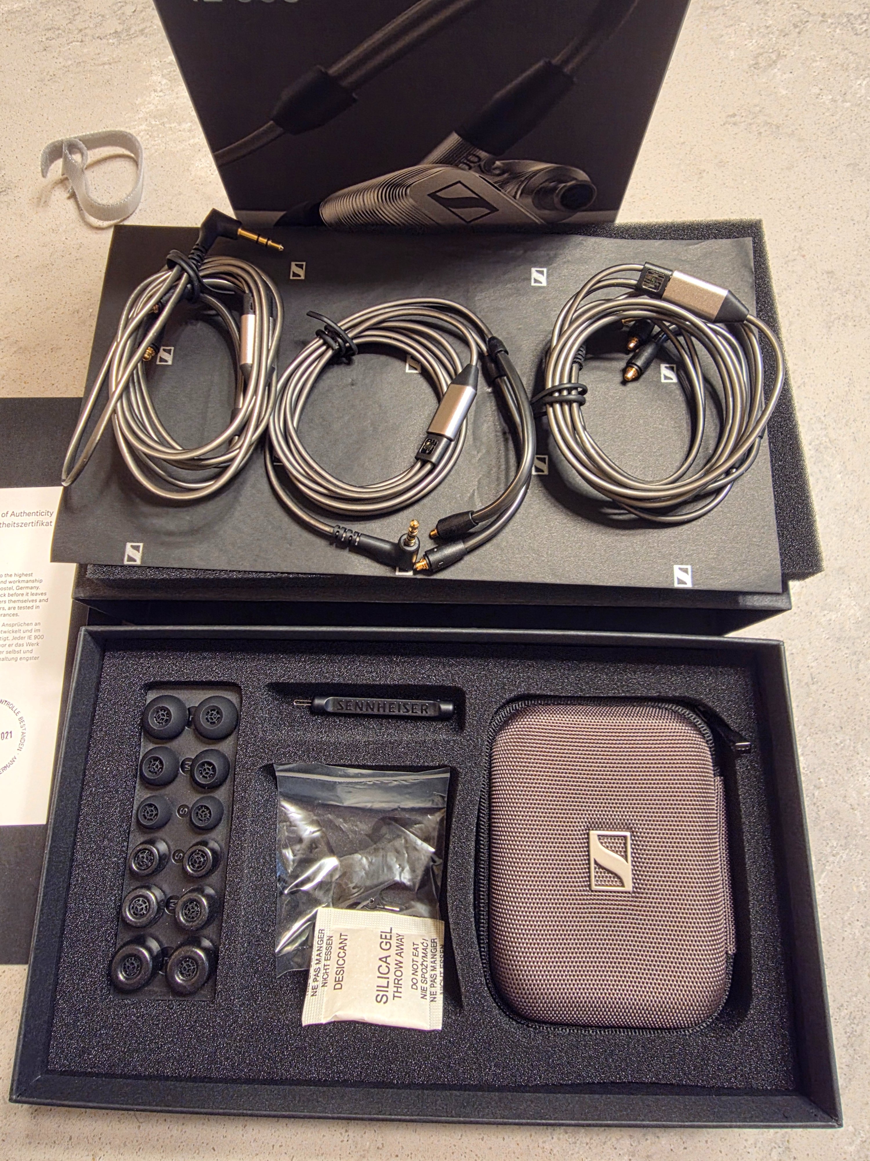 Closed: Authentic! Sennheiser IE900 Audiophile In-Ear Monitor ...