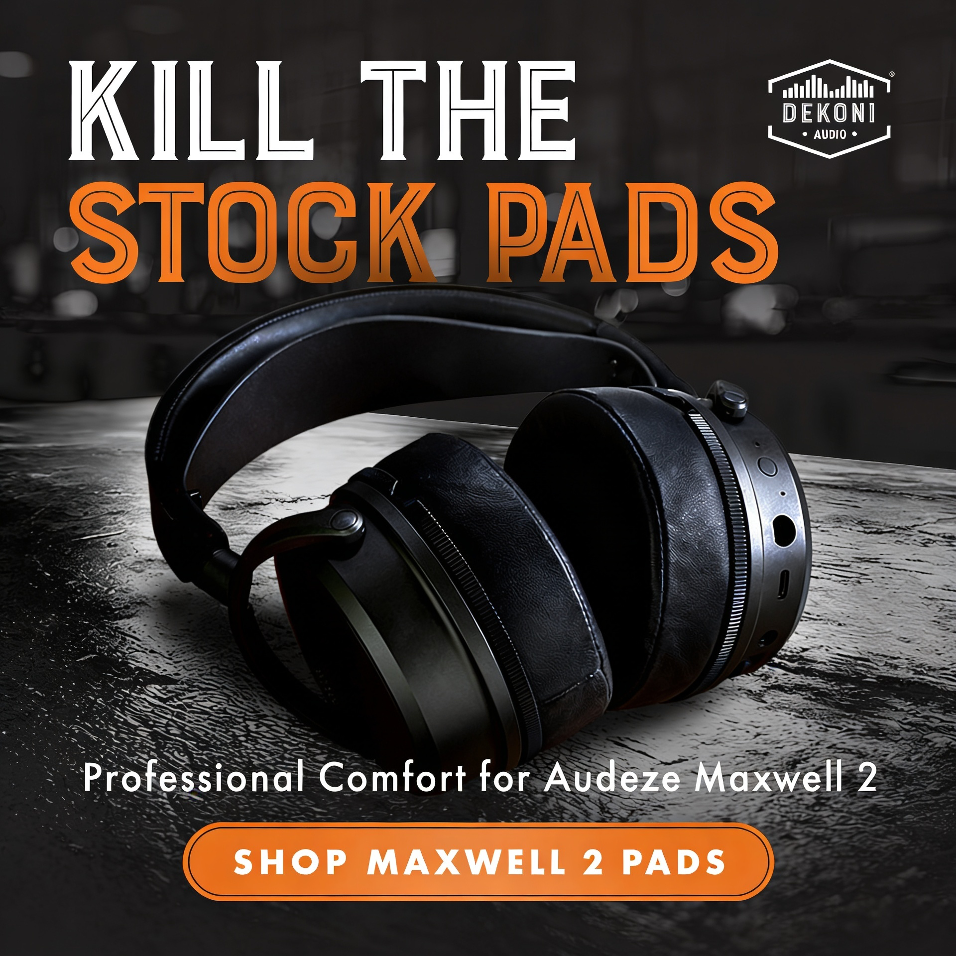 Dekoni Audio Sheepskin & Midnight Pads for Audeze Maxwell 2