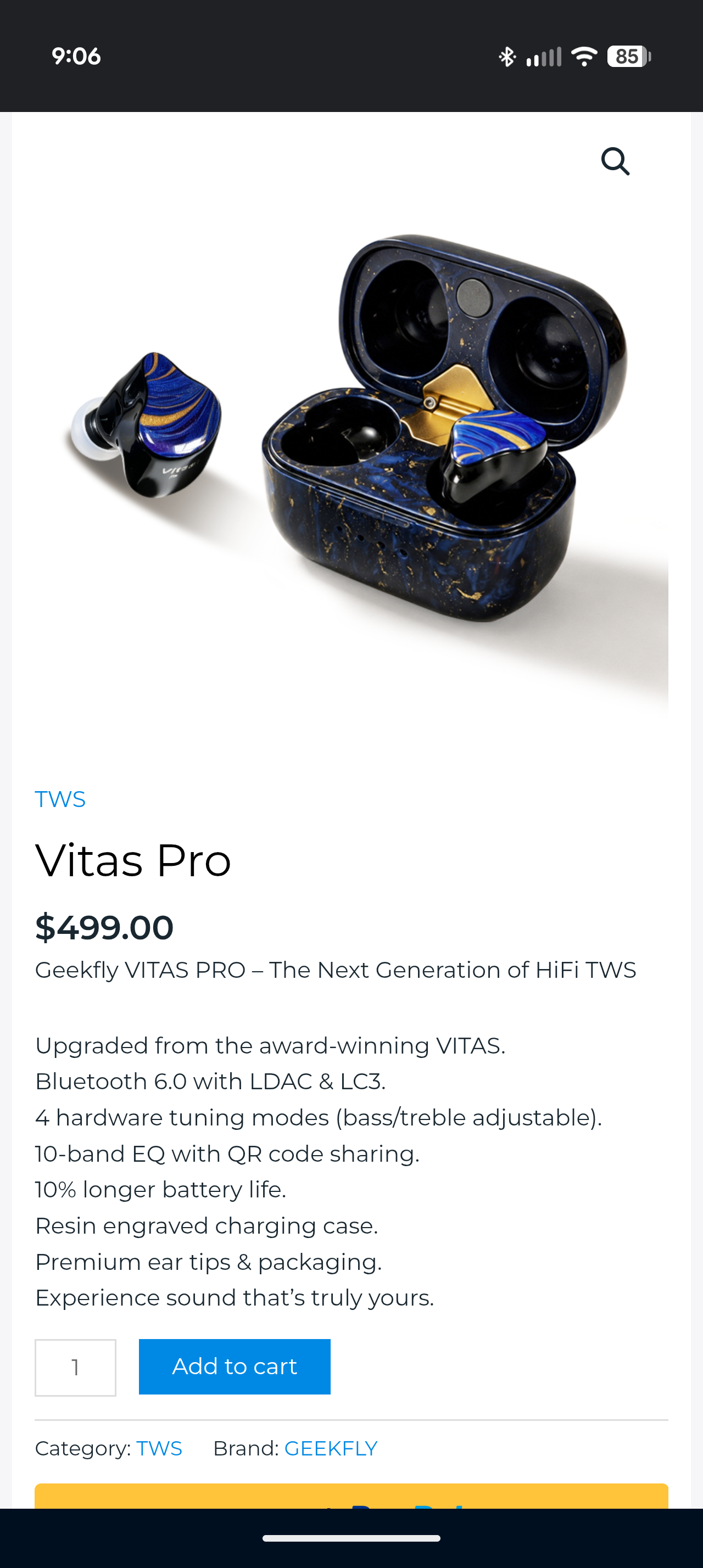 Geekfly High End TWS Thread | Page 2 | Headphone Reviews and