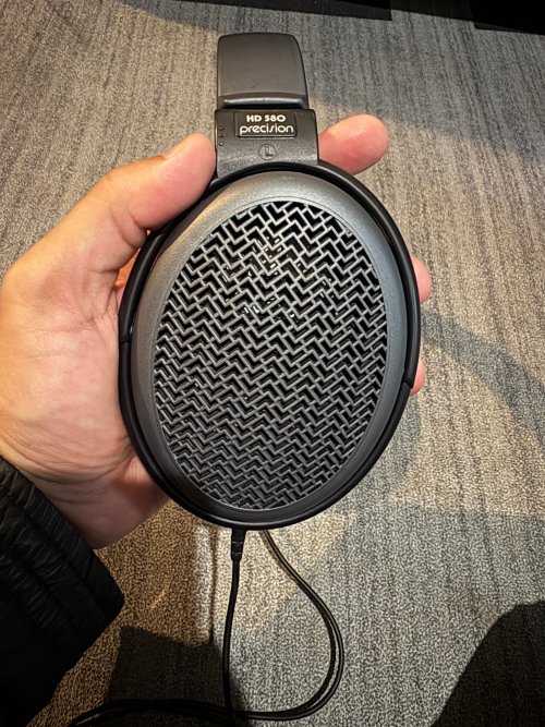 Very rare Sennheiser HD 580 Precision with White Paper baffle