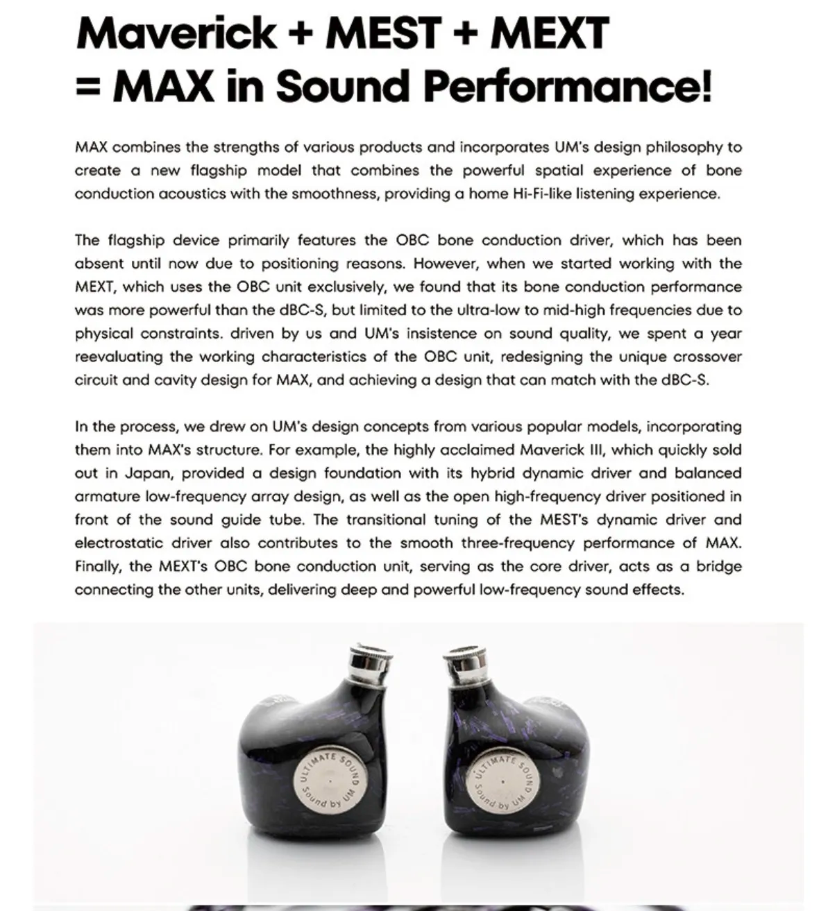 Unique Melody Max | Headphone Reviews and Discussion - Head-Fi.org