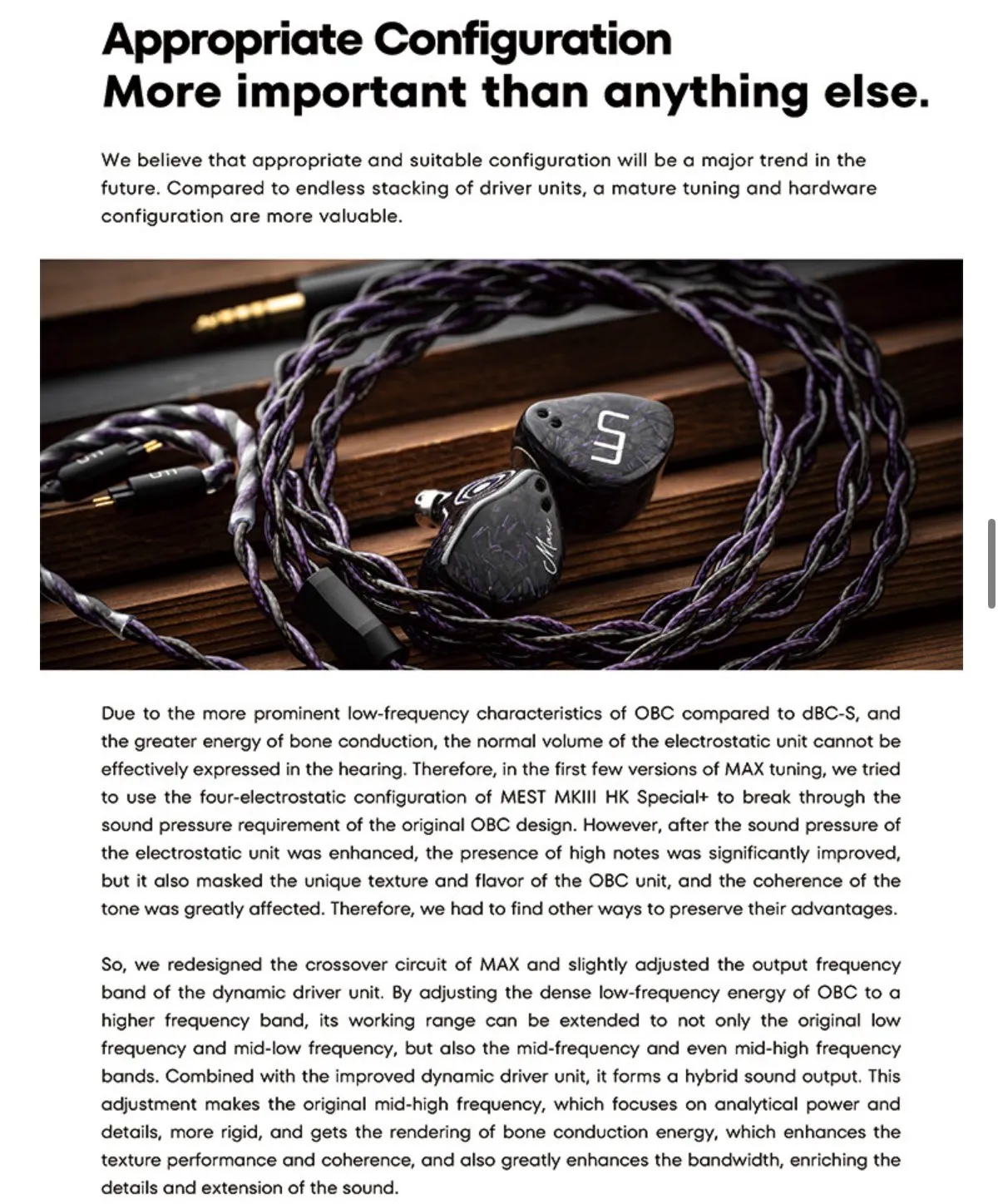 Unique Melody Max OBC骨伝導 + DD + BA + EST Unique Melody Max | Headphone Reviews and Discussion - Head-Fi.org