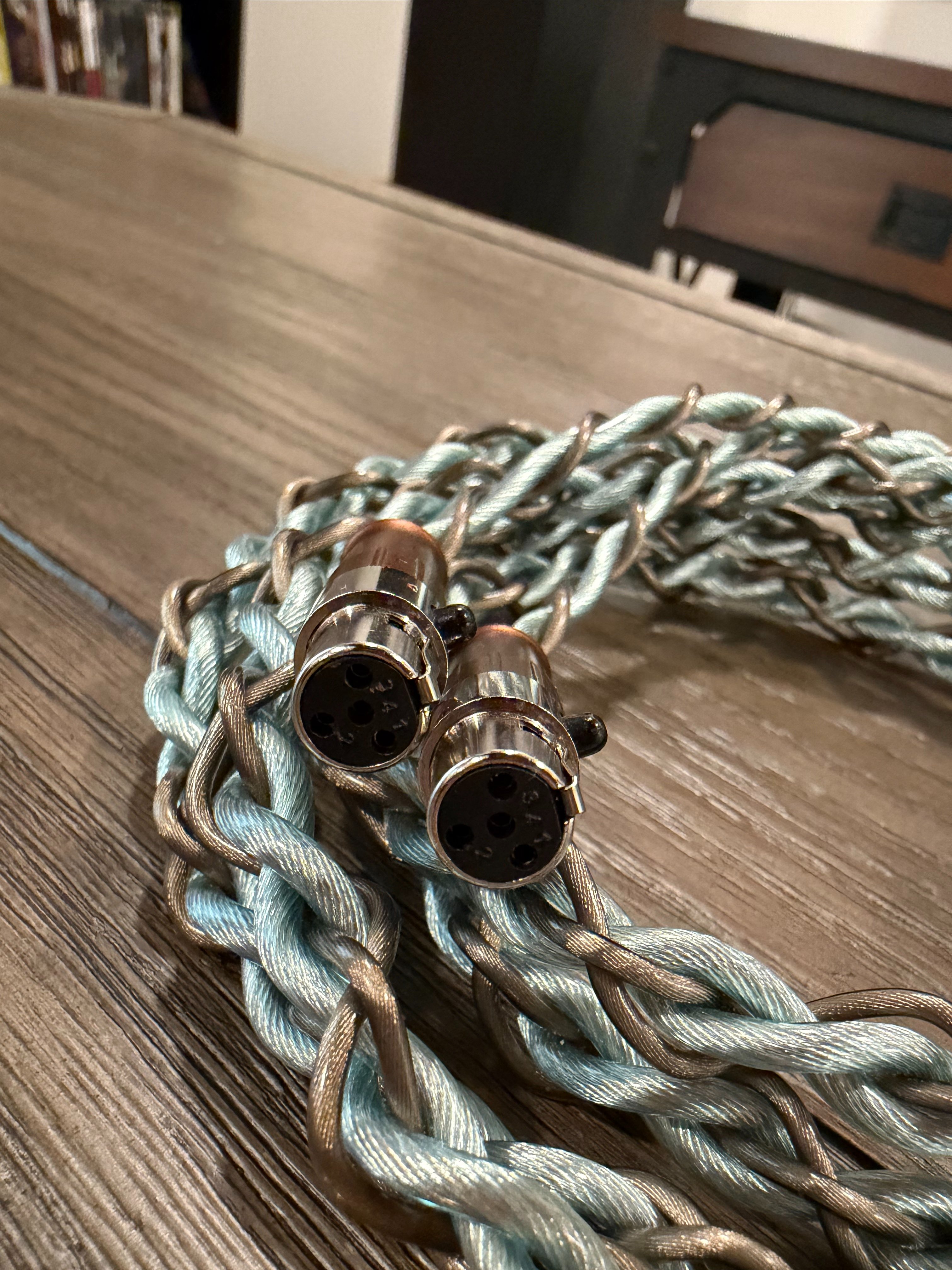 Sold: ZMF Grand Silver Palladium Mini XLR to 6.3mm (1/4