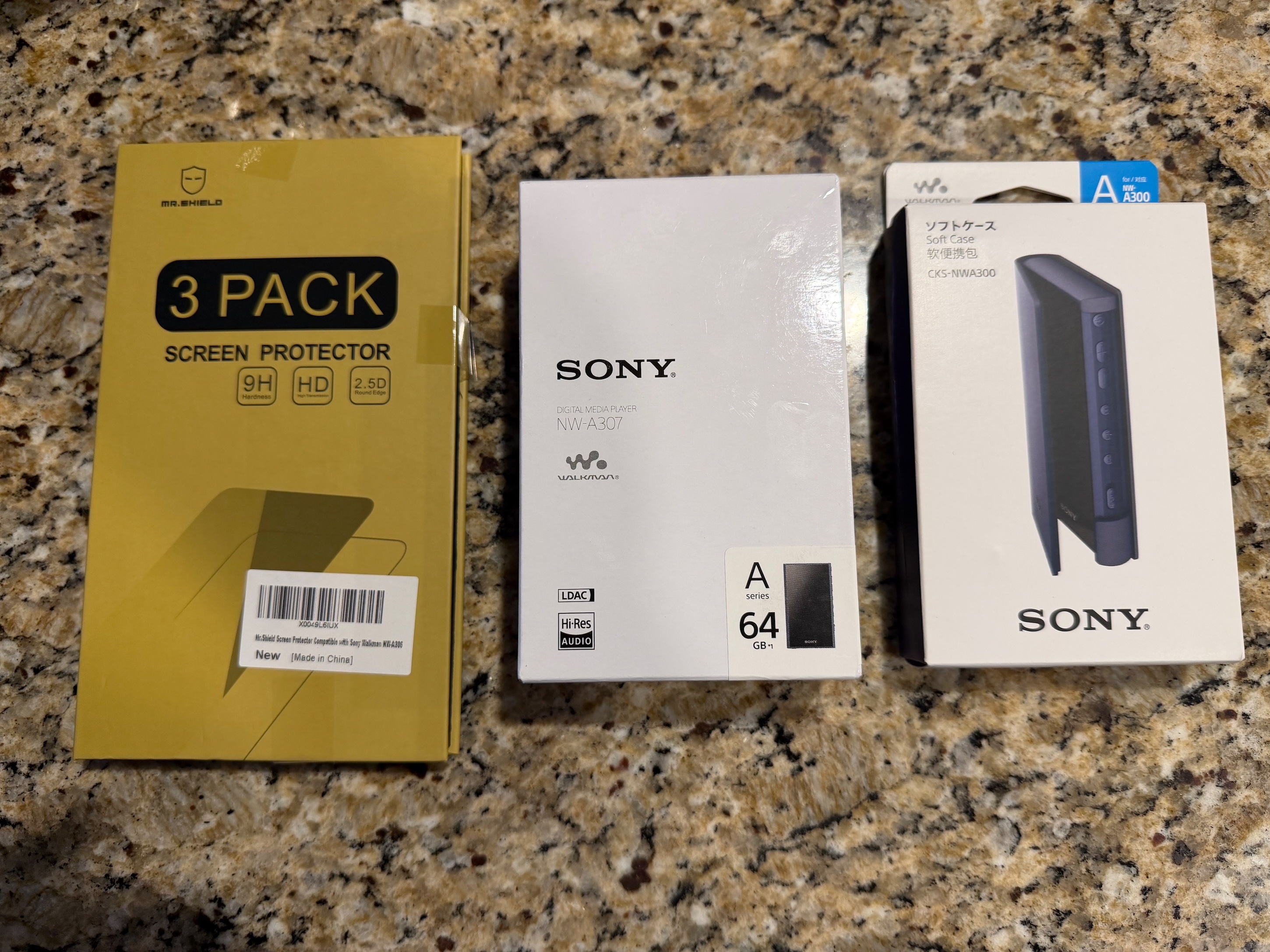 PD: Sony NW-A307 Walkman 64GB BLUE + New Extras LIKE NEW