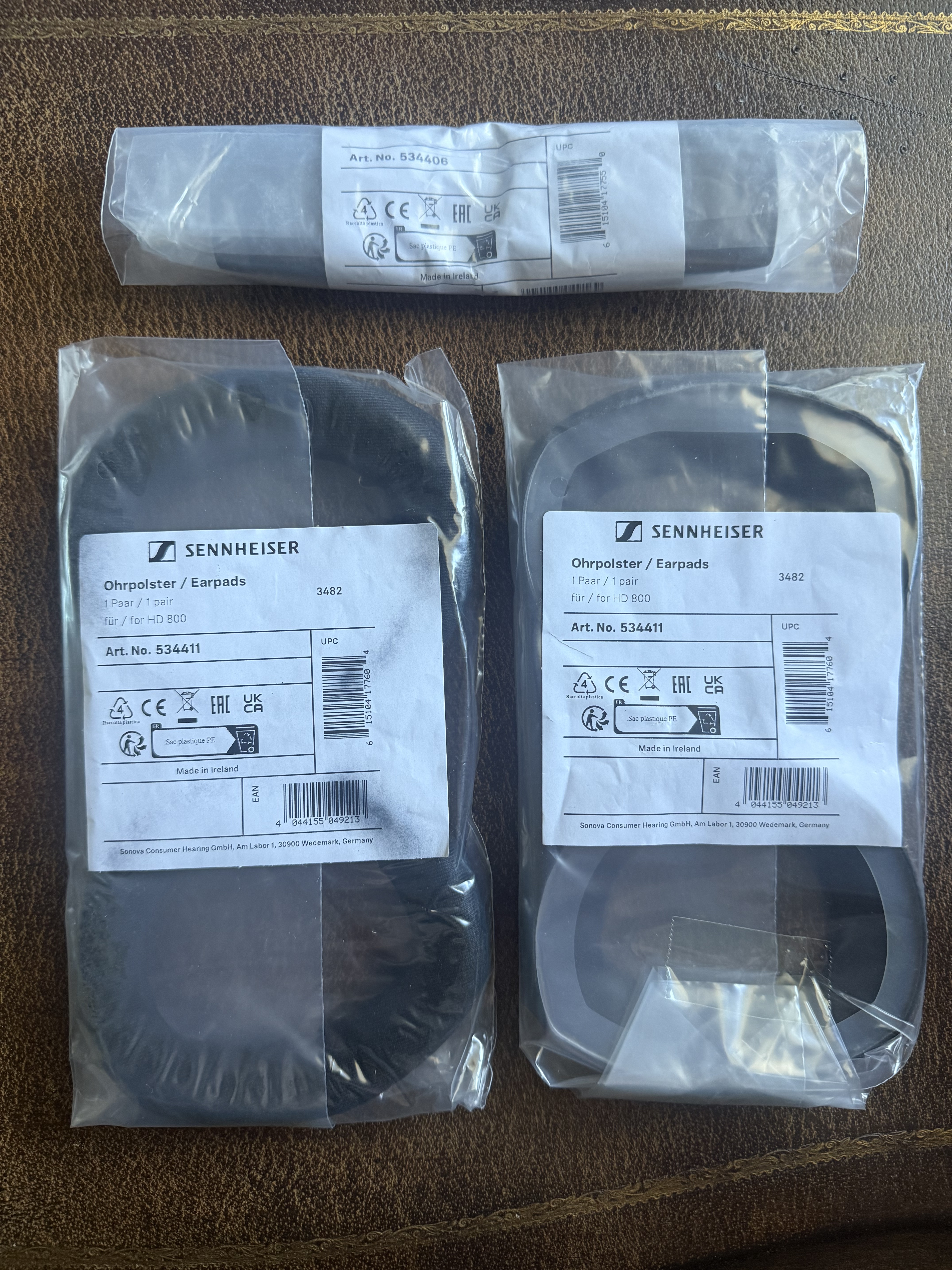 Sold: Sennheiser HD 800 OEM ear pads (No. 534411) | Headphone