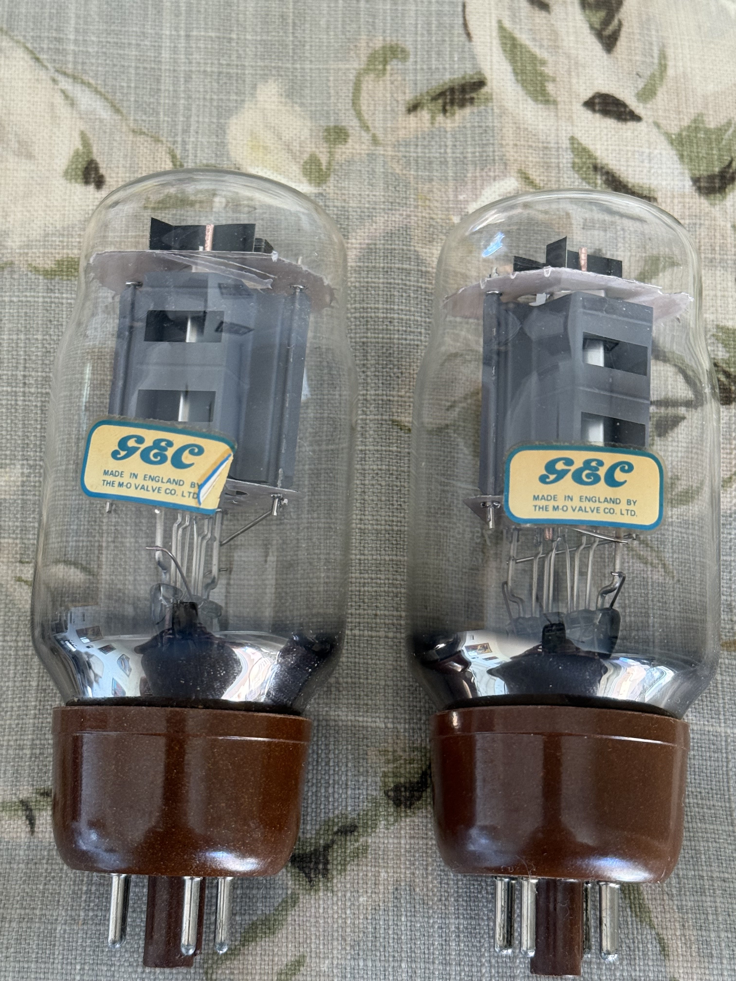 Price Drop- GEC KT66 Matched Pair Clear Glass | Headphone Reviews
