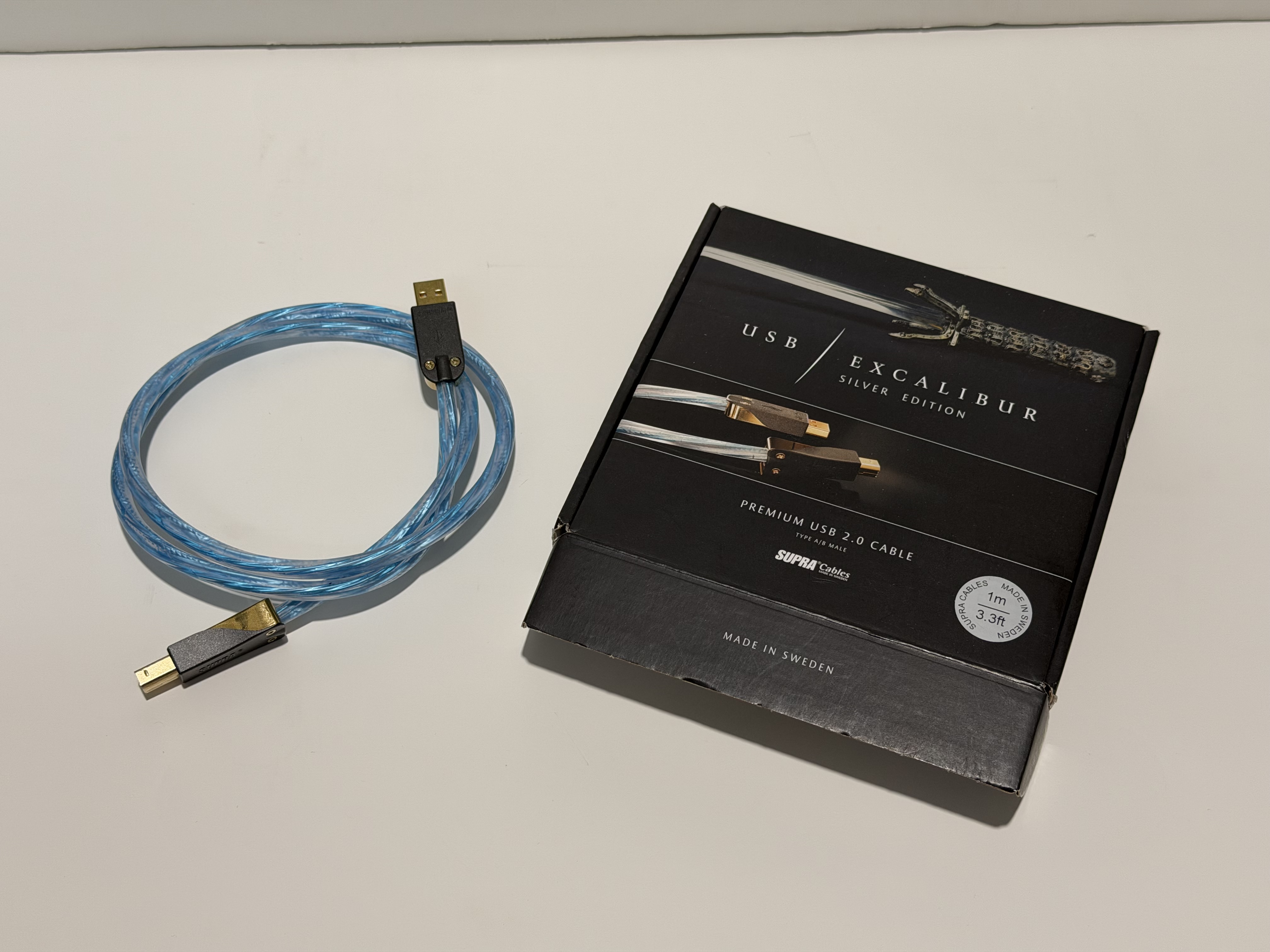 Supra Excalibur 1M USB A/B Cable | Headphone Reviews and