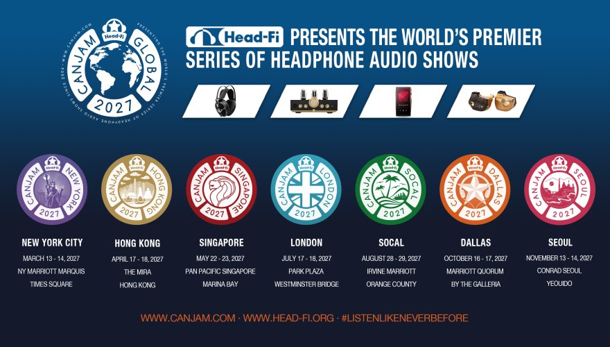CanJam Global 2027 Show Schedule | Headphone Reviews and Discussion ...