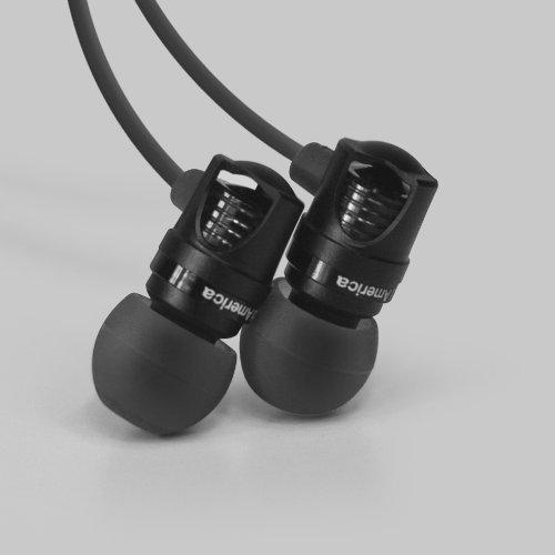 ID America IDH101-BLK ID America Spark In-Ear Headphones - Retail Packaging - Black