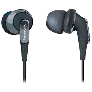 Panasonic RP-HJE350-K SLIMZ In-Ear Earbud Headphones (Black)