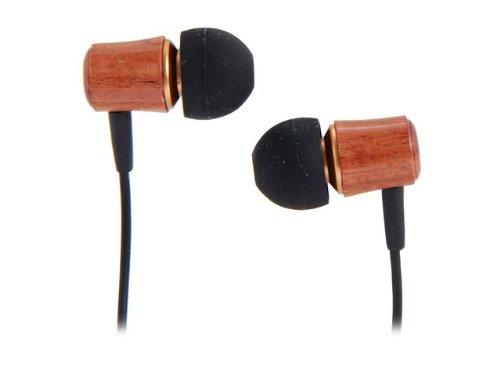 Rosewill RHTS-12004 3.5mm Golden-Plated Connector High Fidelity Passive Noise Isolating Rosewood Earbuds