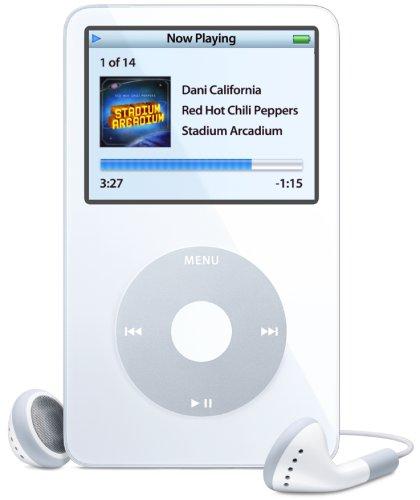 Apple iPod Video 80 GB White MA448LL/A (5.5 Generation) OLD MODEL