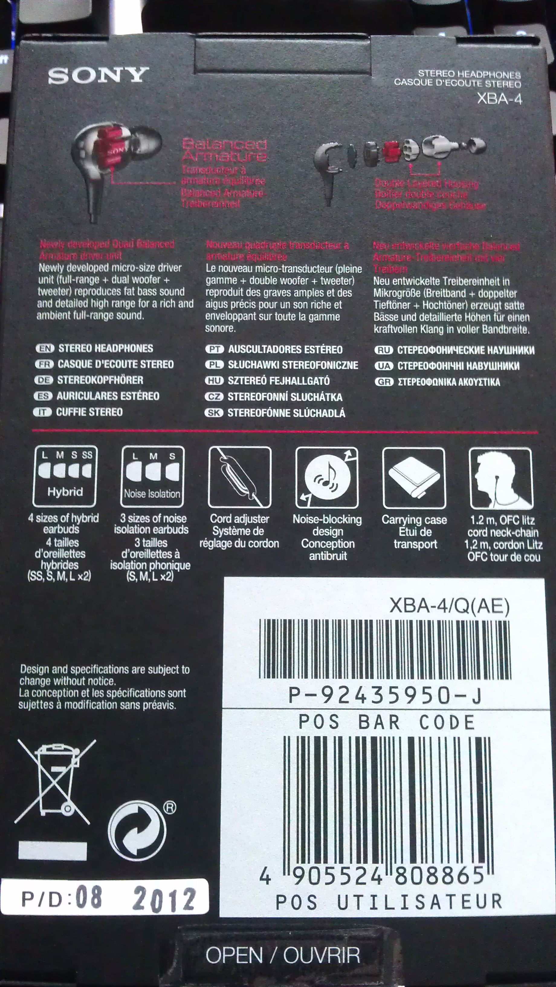 Sony XBA4-SL Are These Fake ? | Headphone Reviews and Discussion