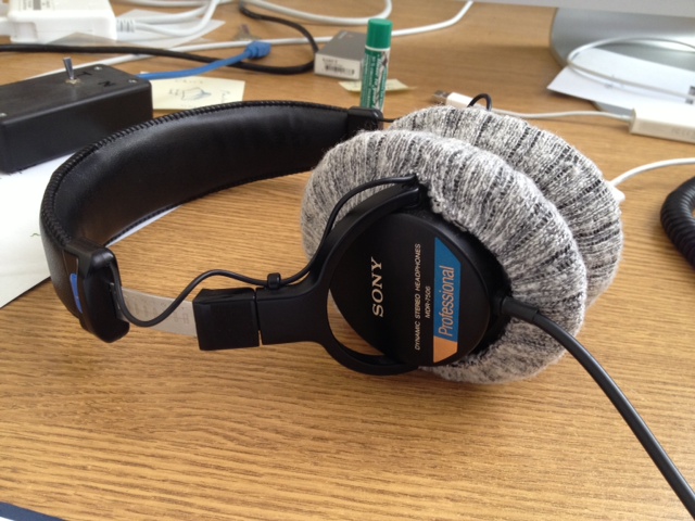 Sony MDR-7506s sound worse after sock 