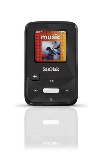 SanDisk Sansa Clip Zip 8GB Black MP3 Player SDMX22-008G-E46K,Black